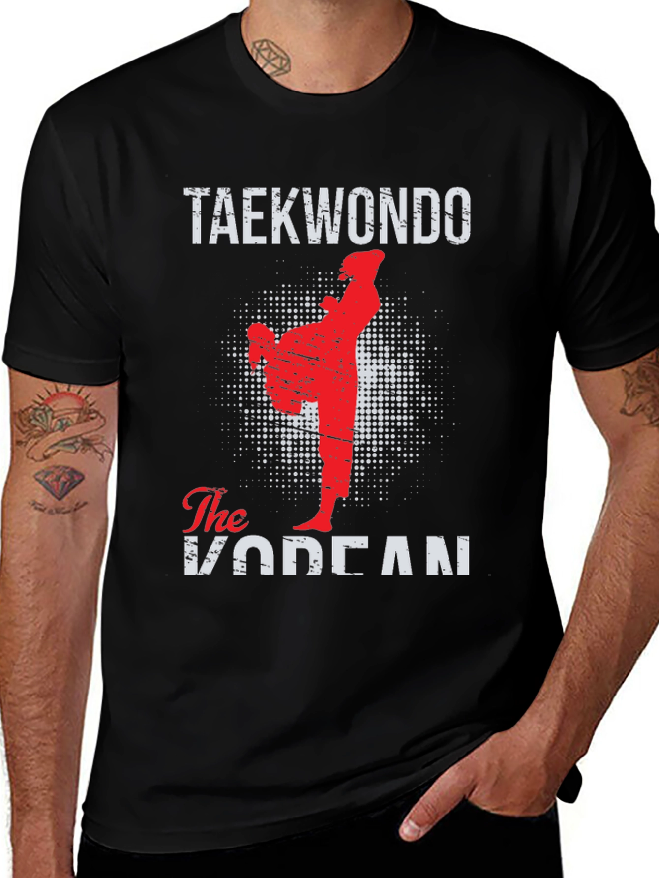 Taekwondo Korean Martial Arts Graphic T-Shirt