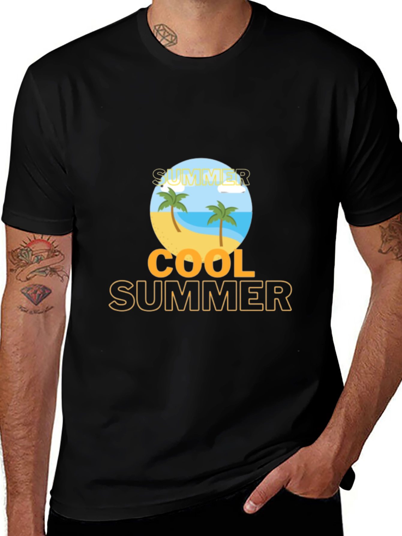 Variant 3 of Cool Summer Beach T-Shirt