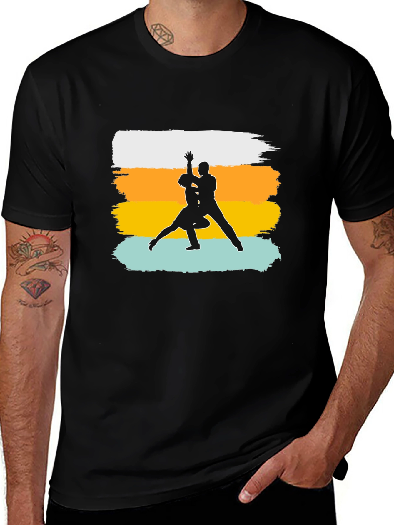 Variant 29 of Dancing Silhouette T-Shirt: Stylish Graphic Tee
