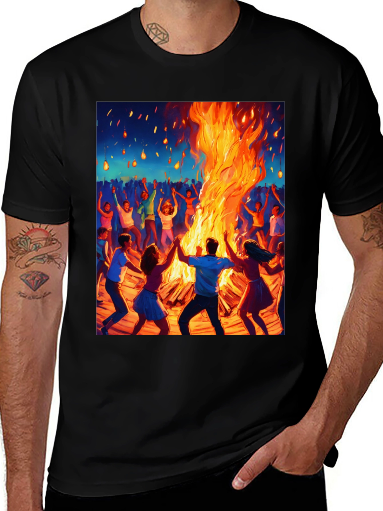 Variant 19 of Bonfire Party Graphic T-Shirt