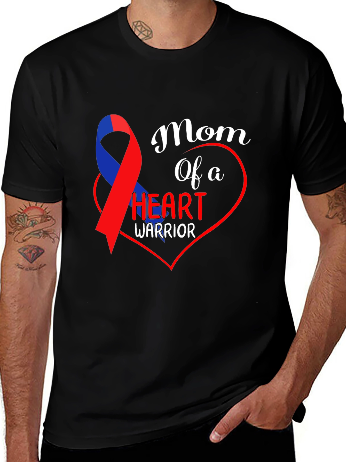 Variant 2 of Mom of a Heart Warrior T-Shirt