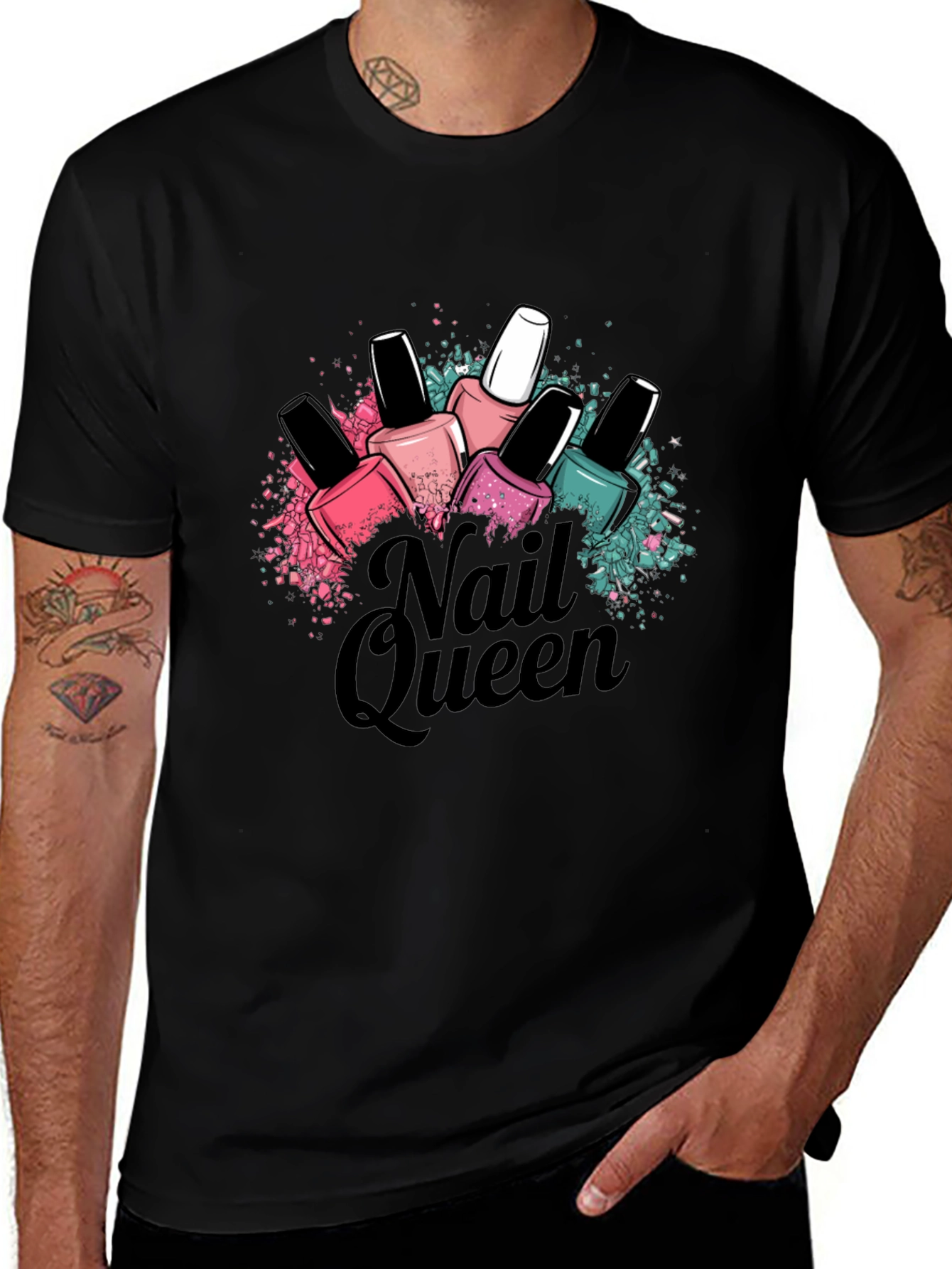 Nail Queen T-Shirt - Manicure Lover Fashion Tee
