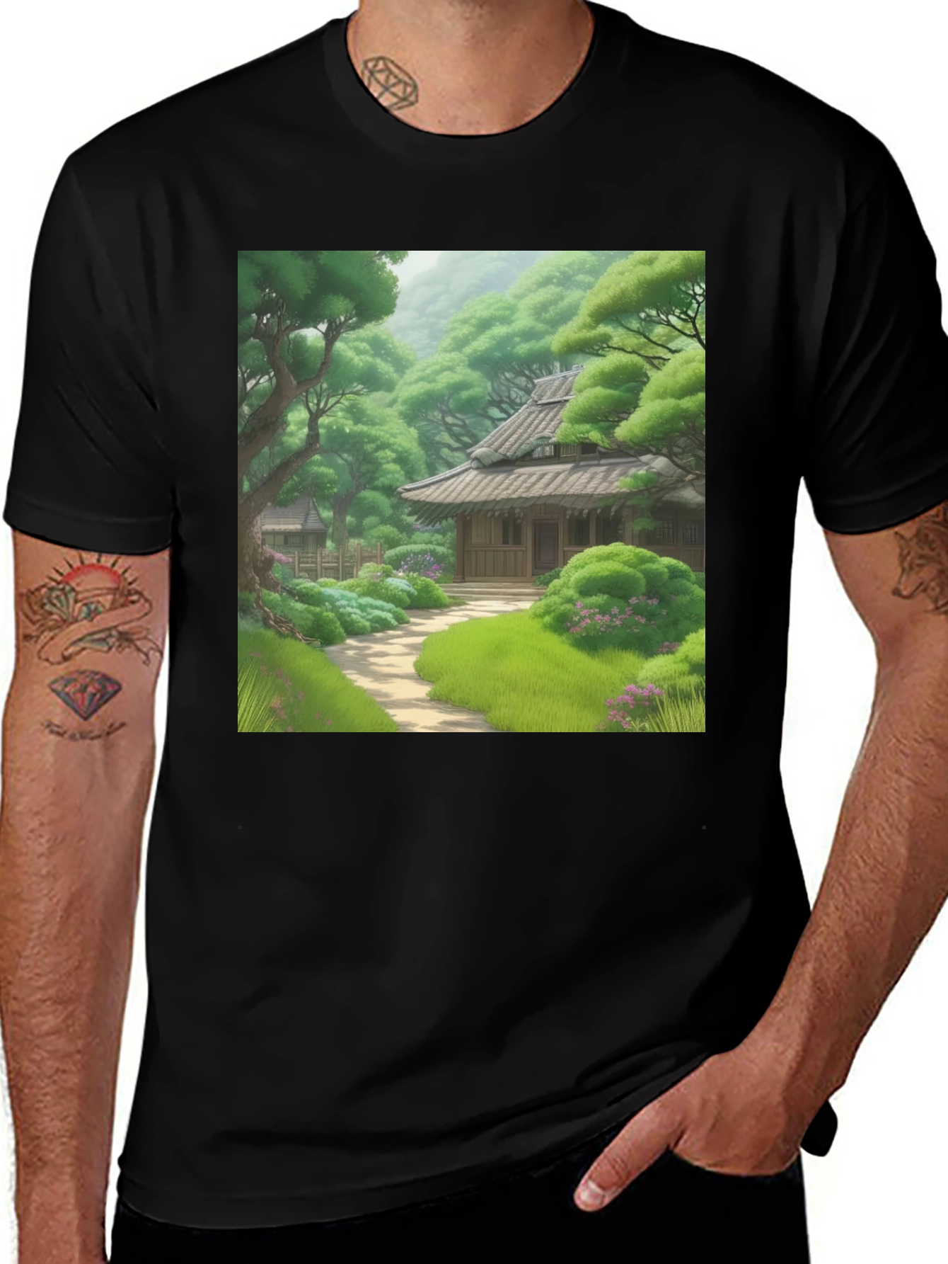Variant 28 of Zen Garden Graphic Tee - Peaceful Style