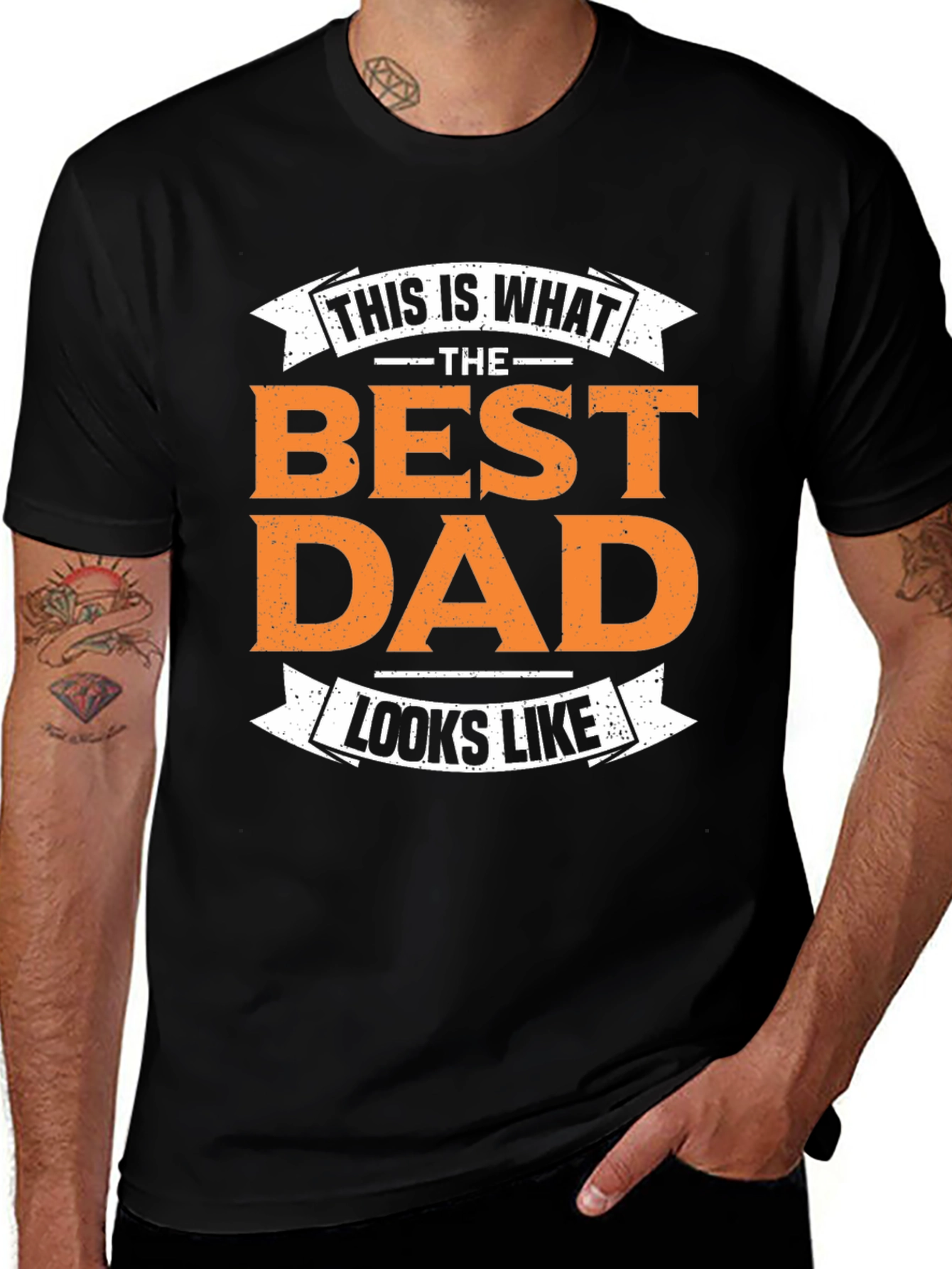 Variant 2 of Best Dad Ever Graphic T-Shirt - Father's Day Gift