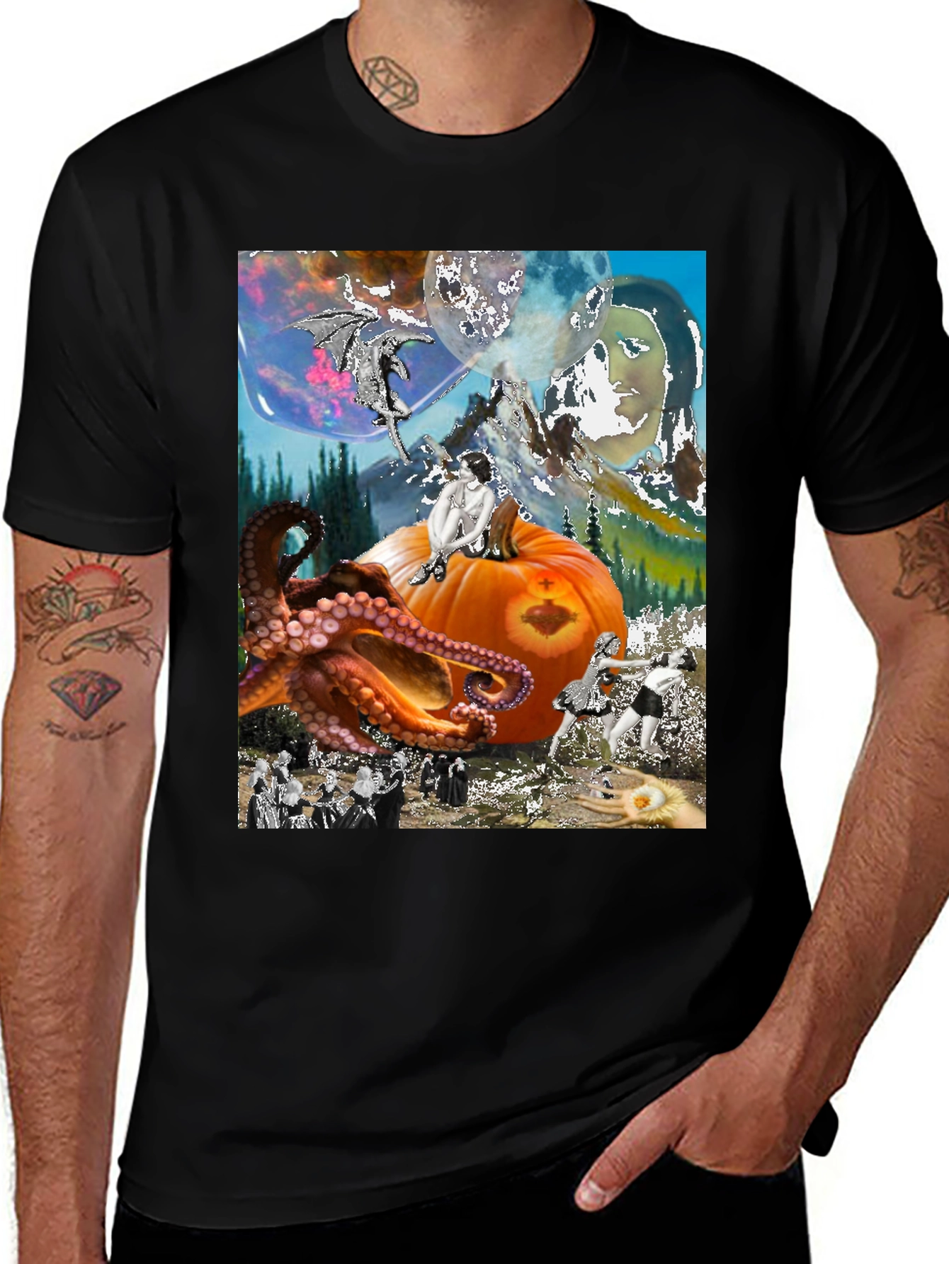 Surreal Collage T-Shirt