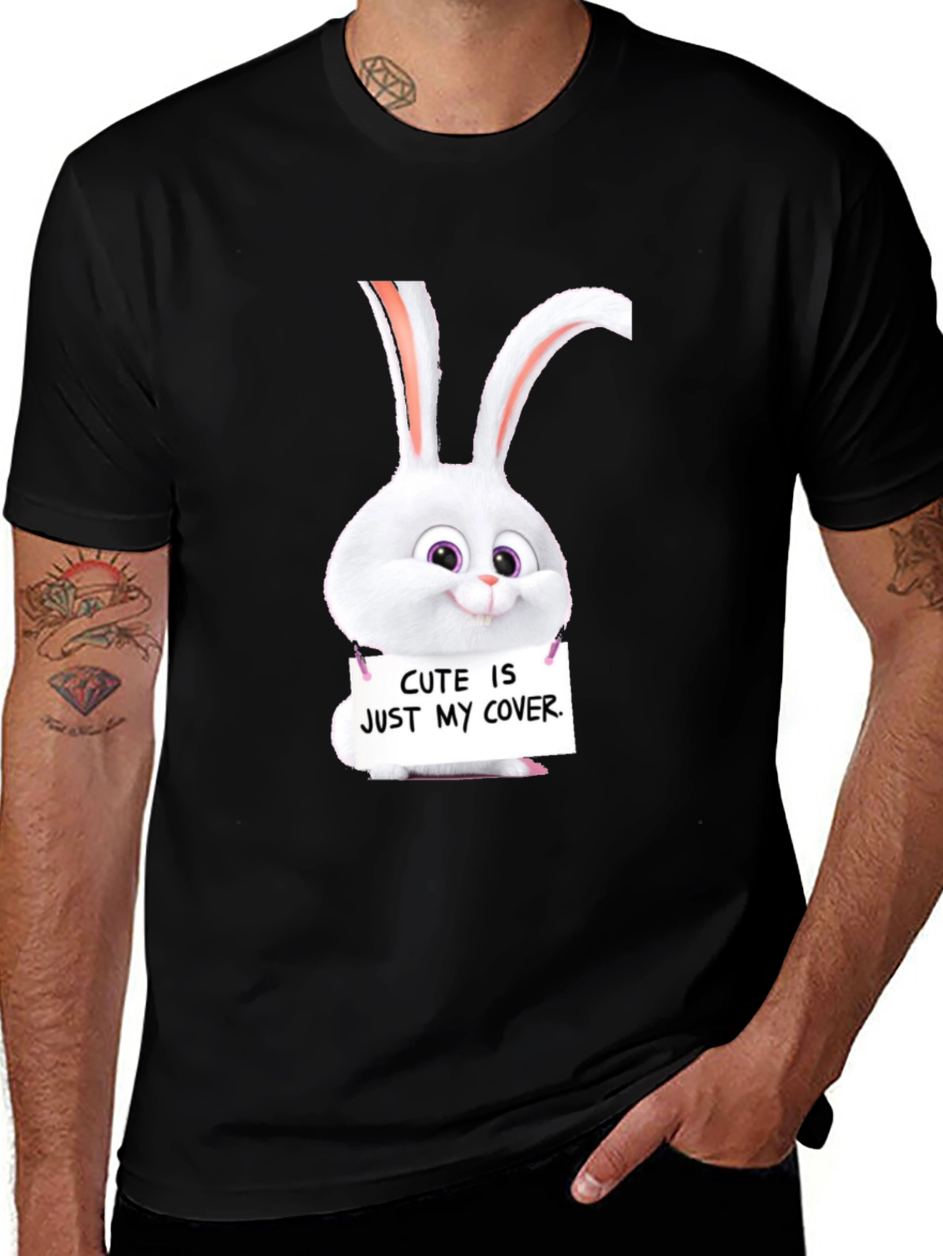 Variant 4 of Cute But Deadly Bunny T-Shirt