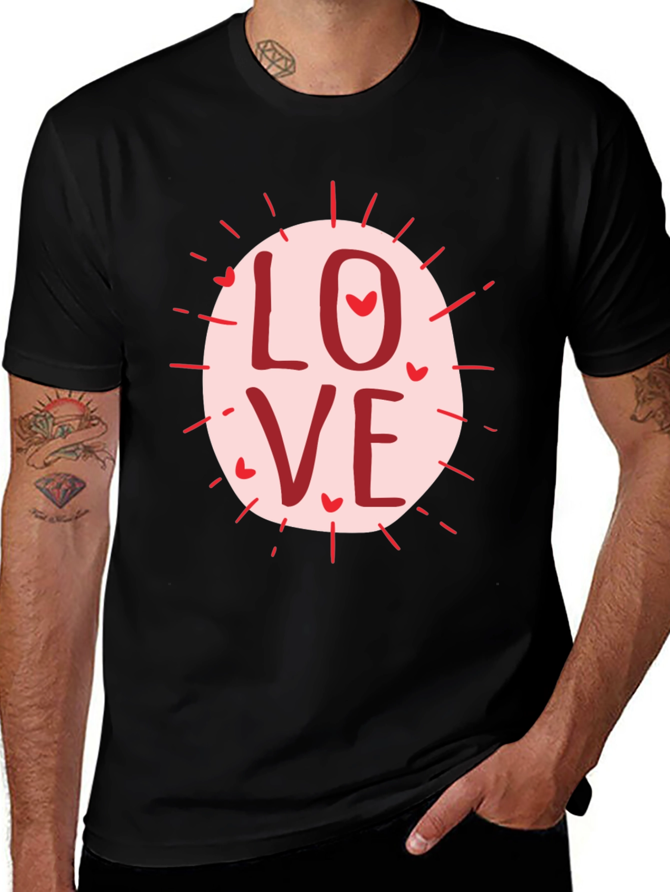 Variant 30 of Love Graphic Tee - Valentine's Day Gift