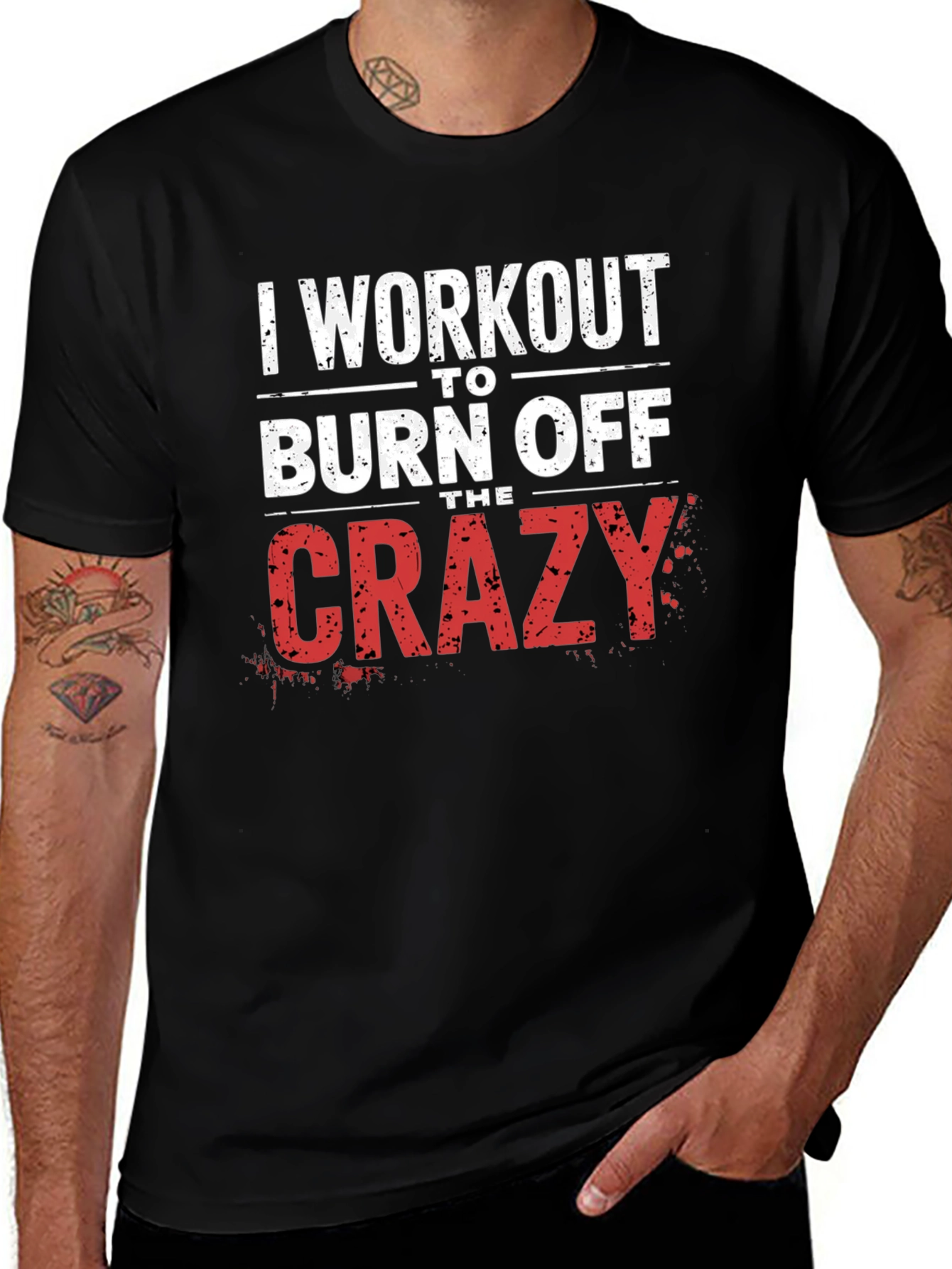 Variant 22 of Workout to Burn Off the Crazy T-Shirt