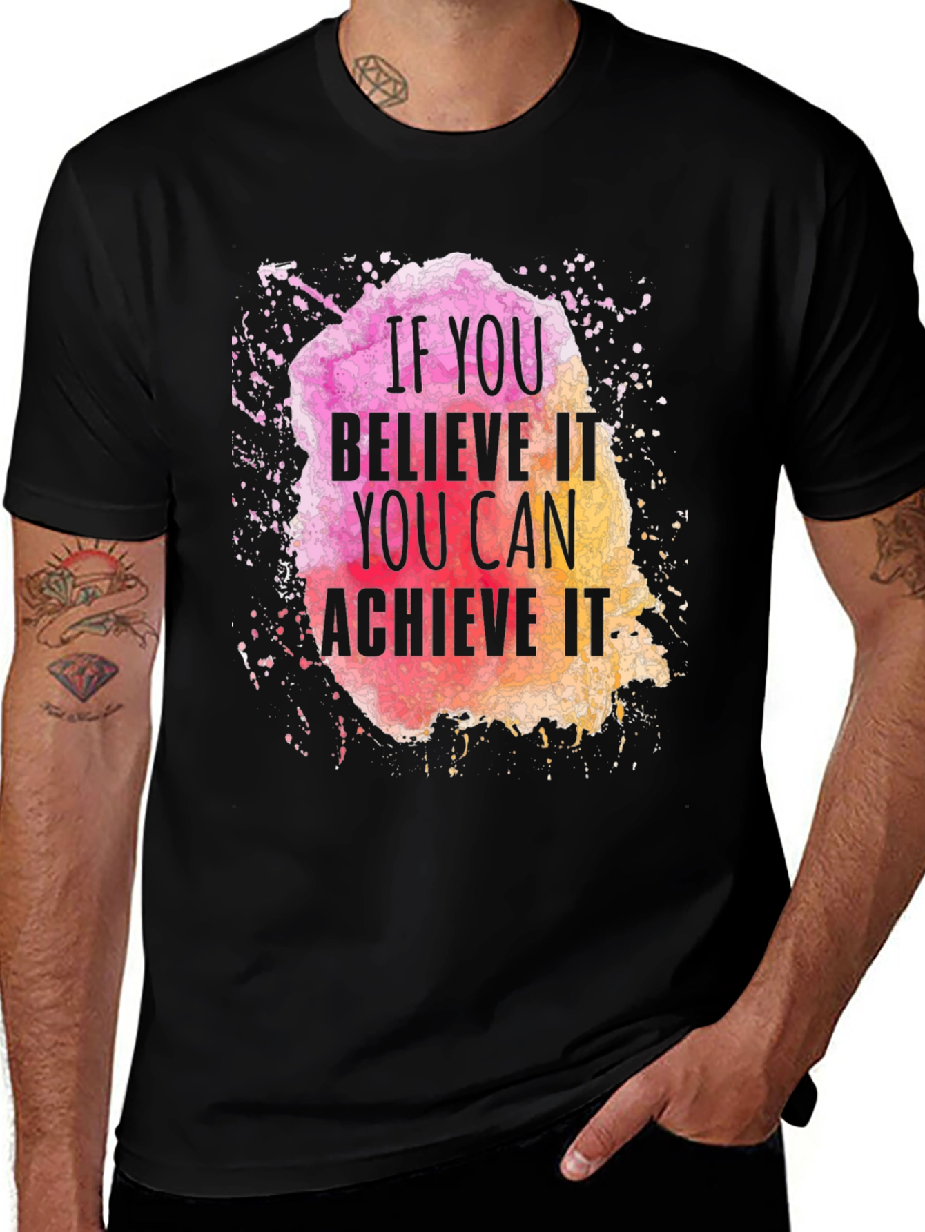 Variant 30 of Believe Achieve Graphic Tee