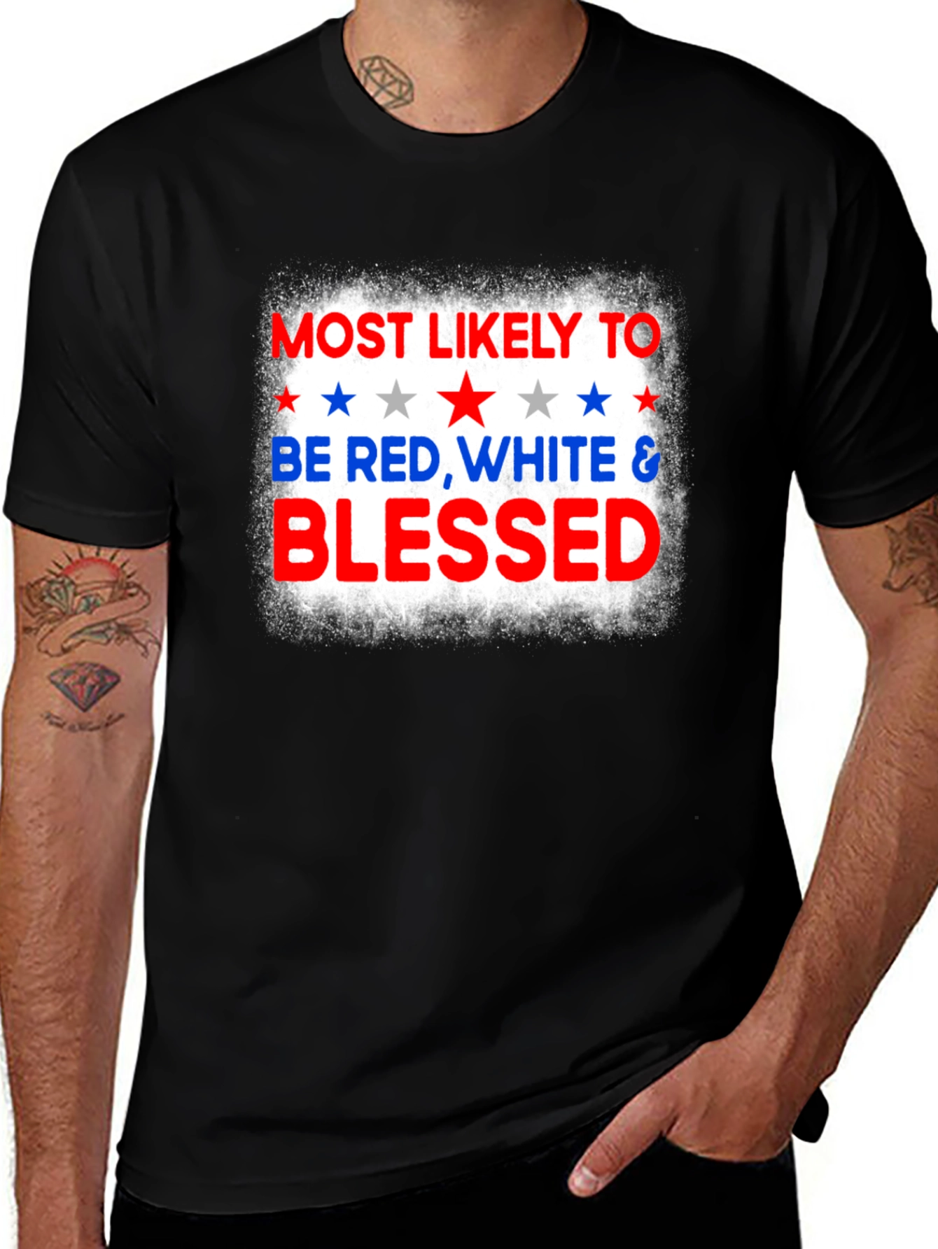 Red White & Blessed Patriotic T-Shirt
