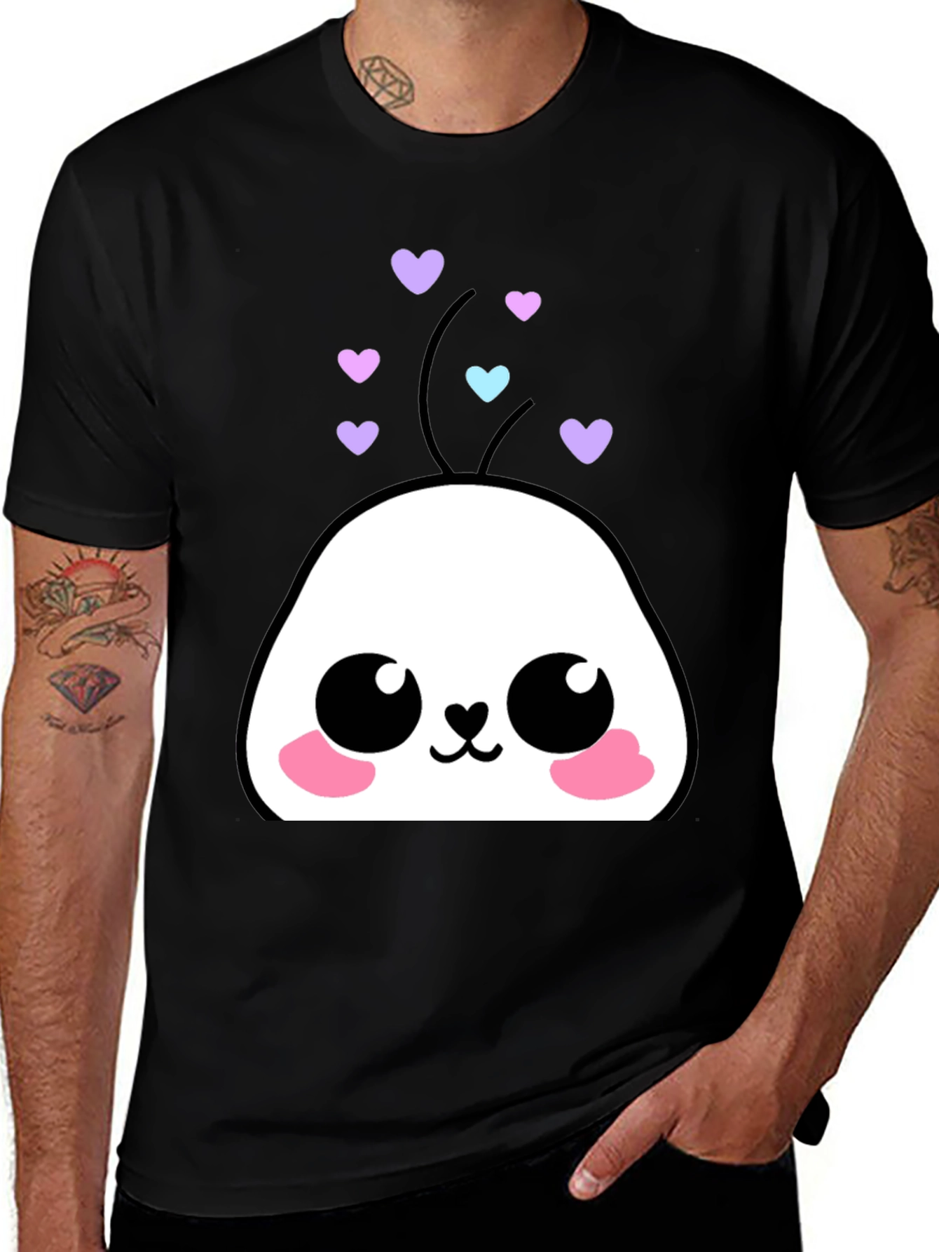 Variant 28 of Cute Kawaii Character Graphic T-Shirt