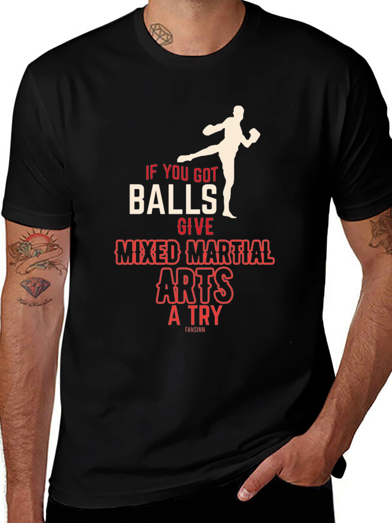 Mixed Martial Arts T-Shirt - If You Got Balls
