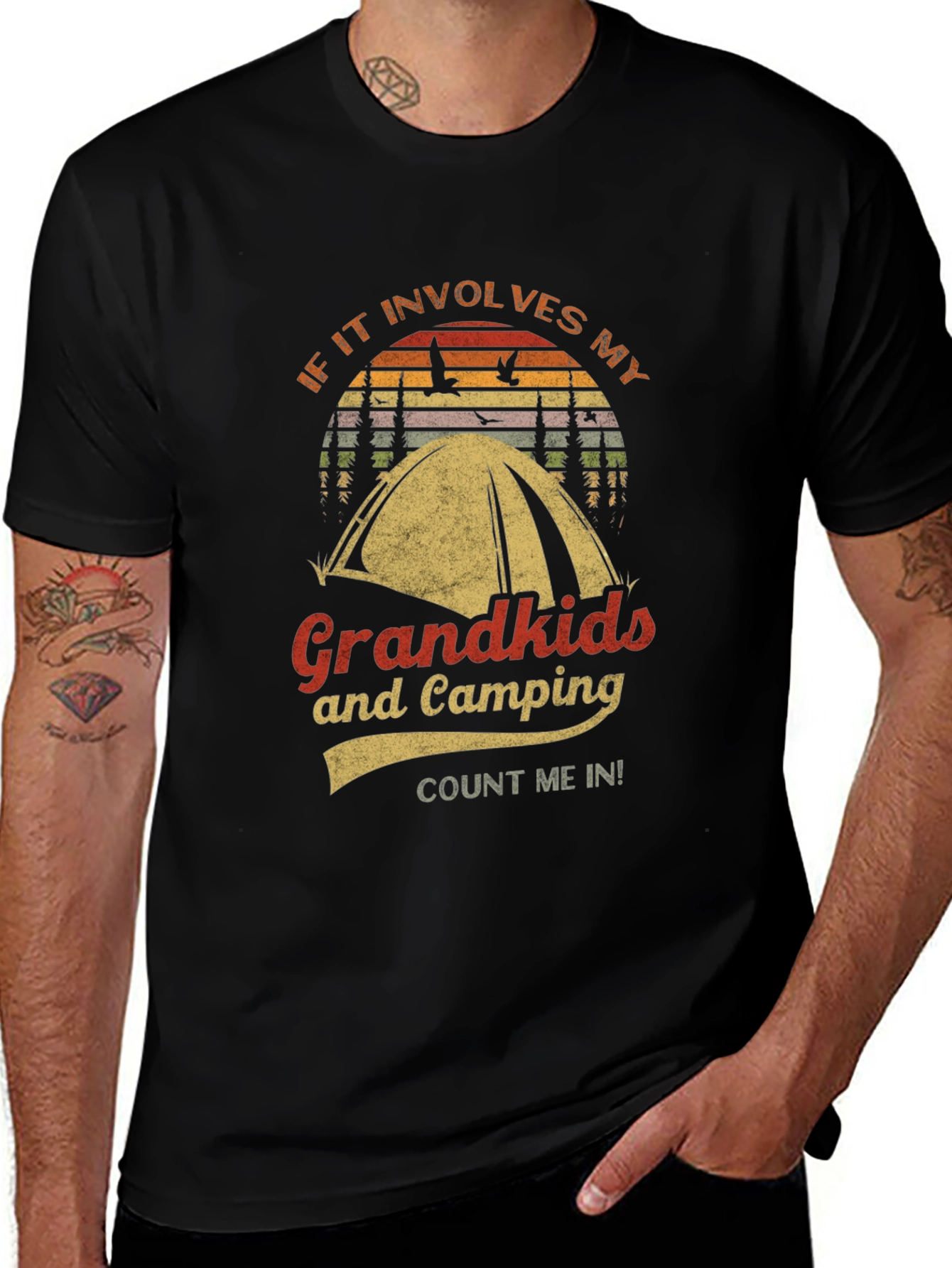 Variant 25 of Grandkids and Camping T-Shirt