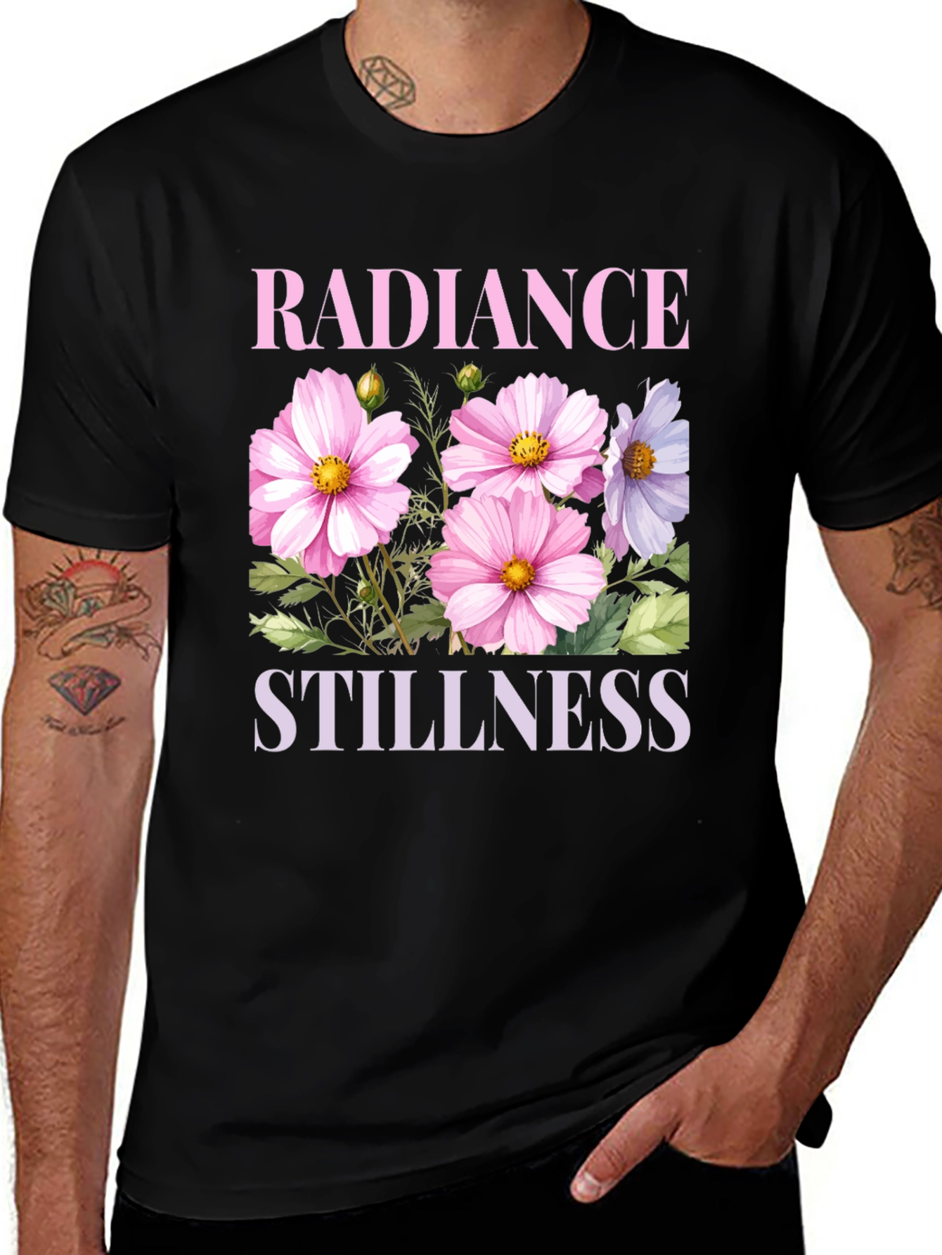 Variant 25 of Radiance Stillness Floral Graphic Tee
