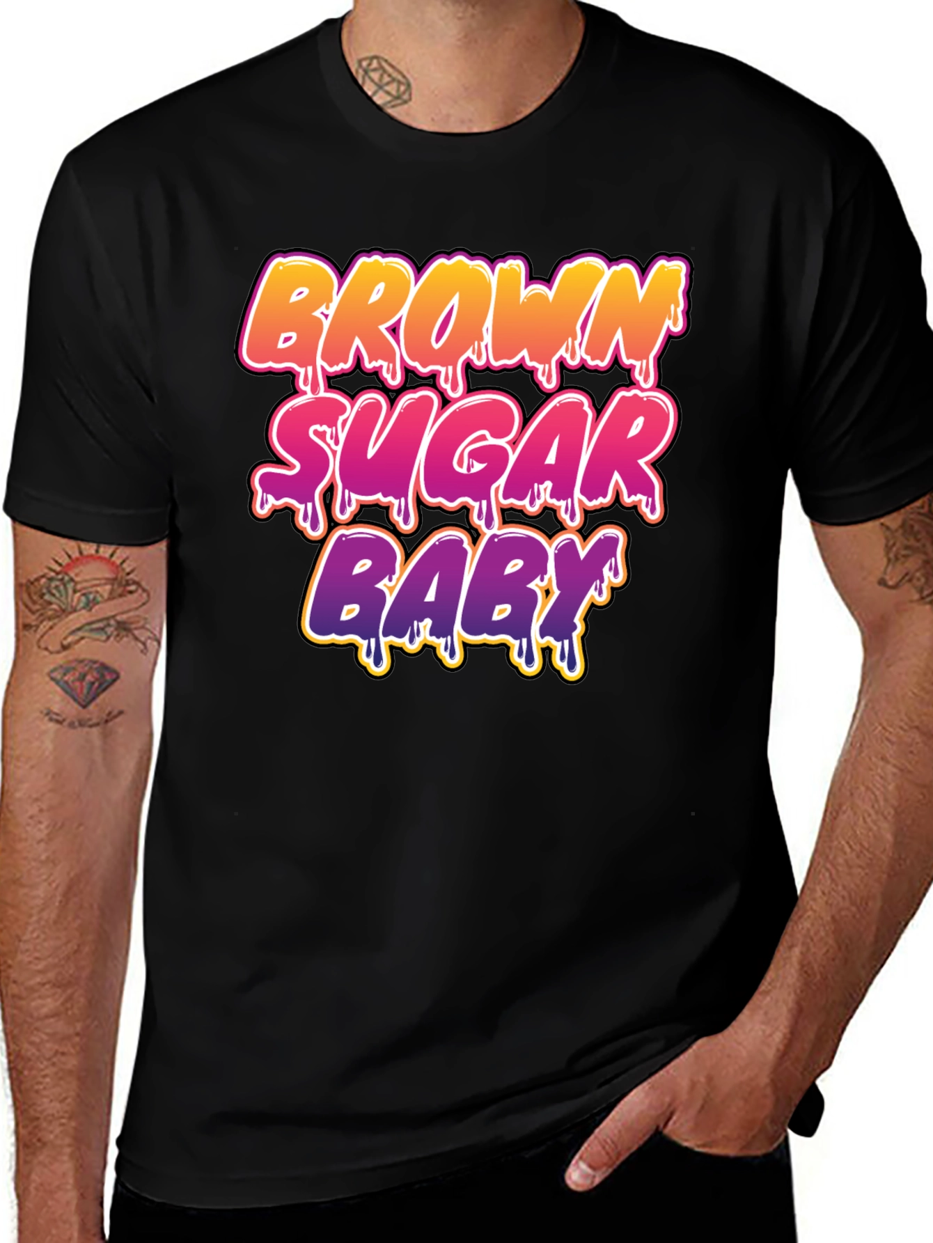 Variant 29 of Brown Sugar Baby Graphic Tee - Trendy Unisex T-Shirt