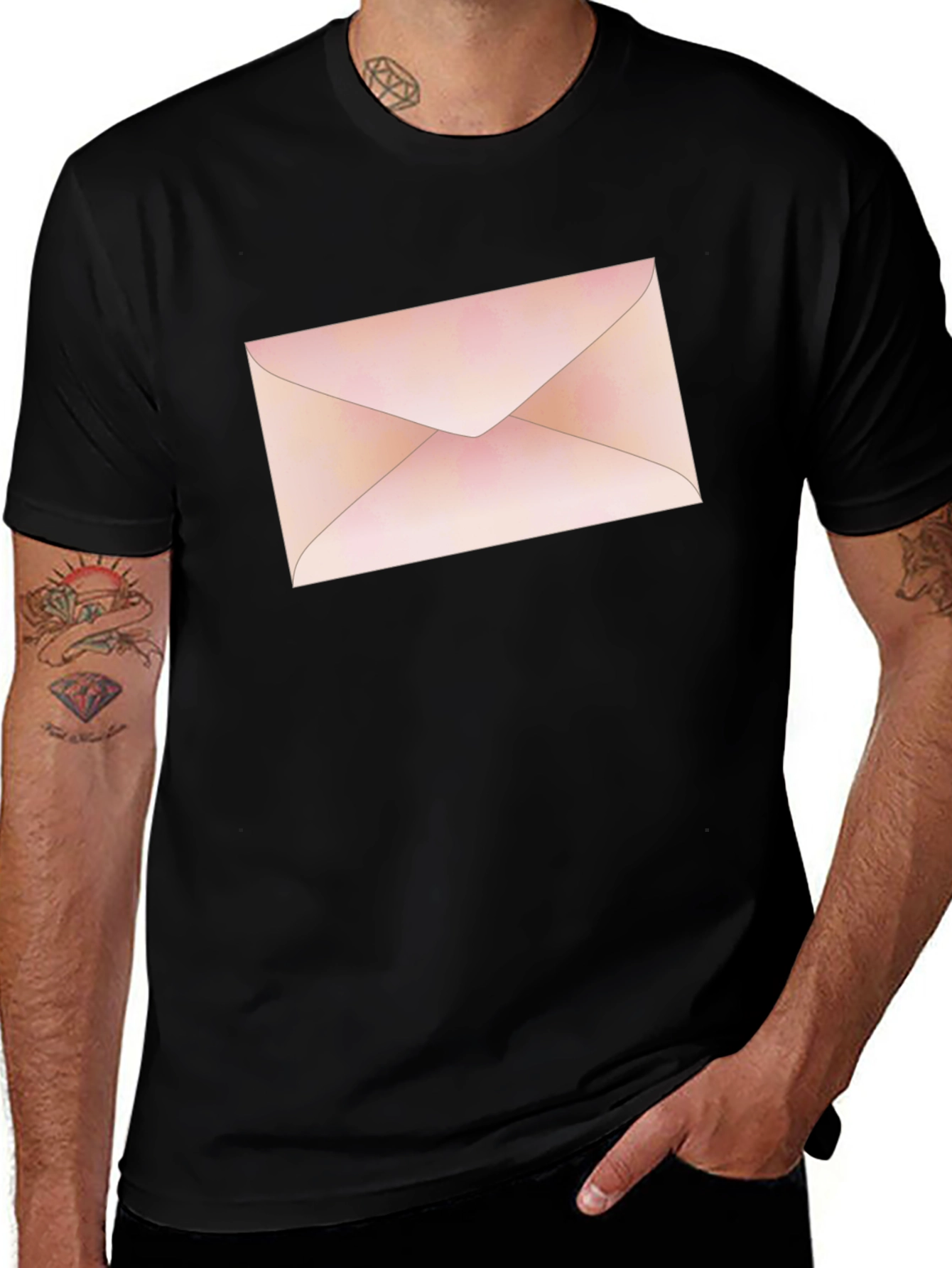 Variant 20 of Envelope Graphic T-Shirt - Stylish Unisex Tee