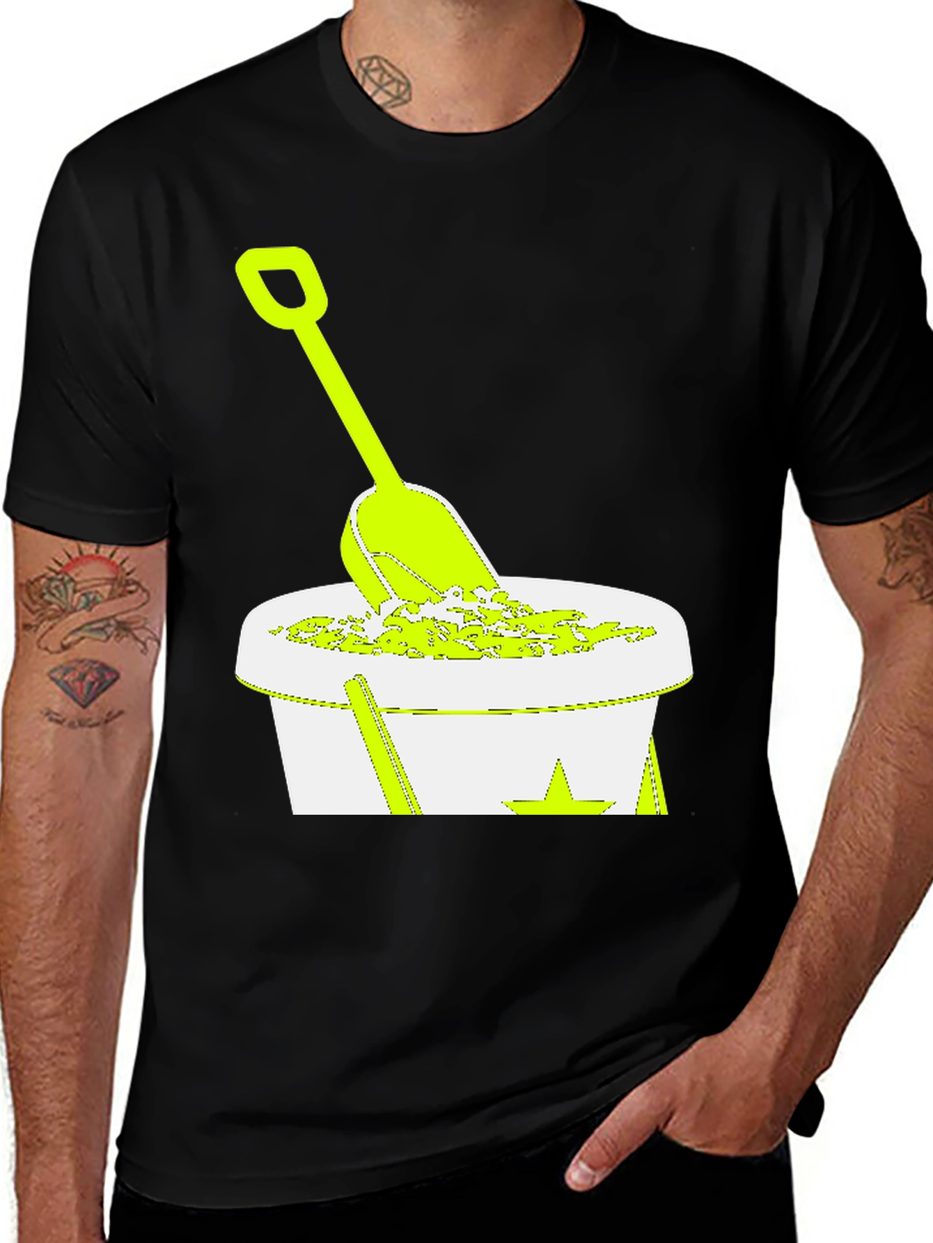 Variant 4 of Fun Sand Bucket & Shovel Graphic T-Shirt