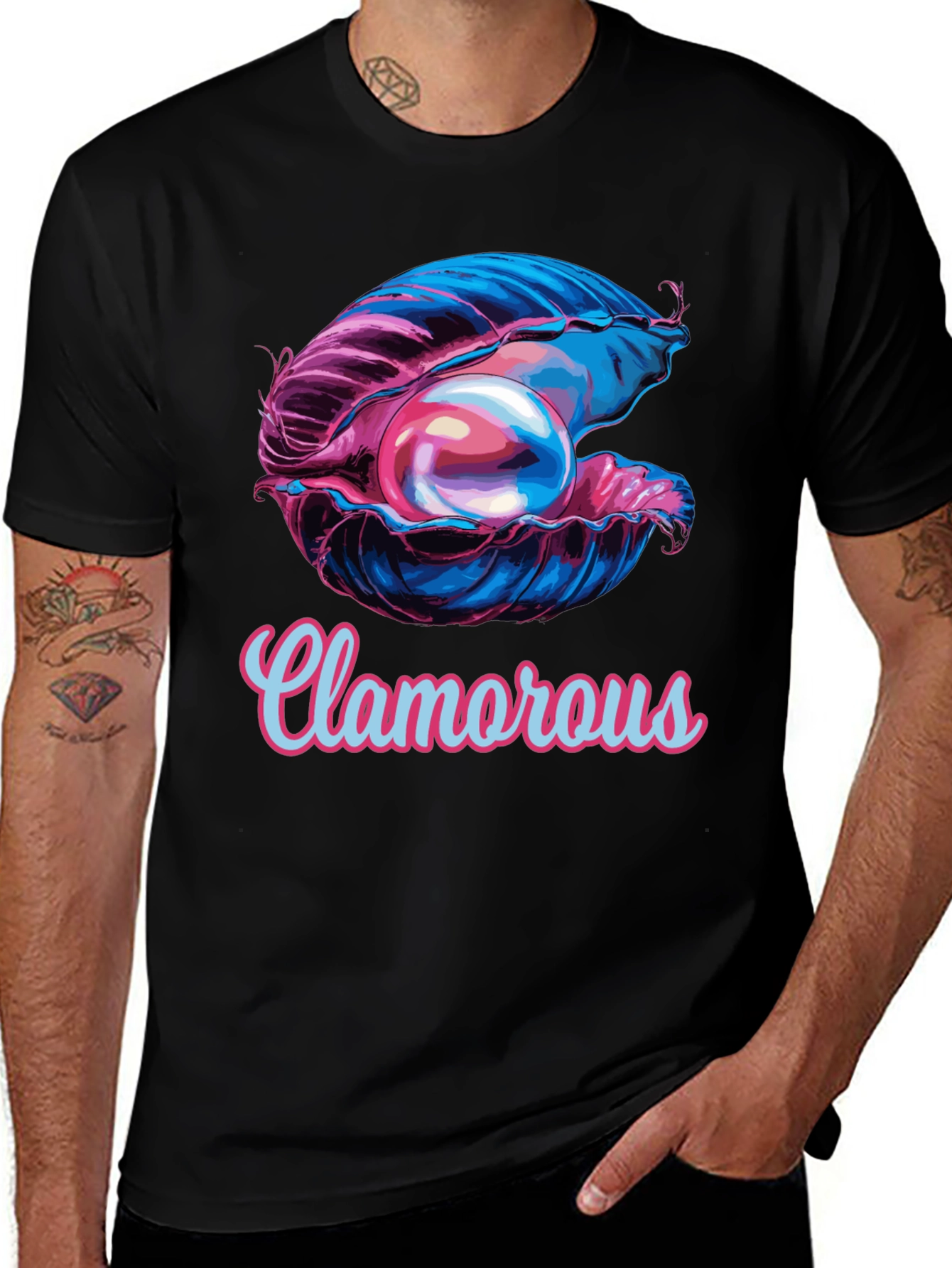 Clamorous Pearl Graphic Tee - Unisex