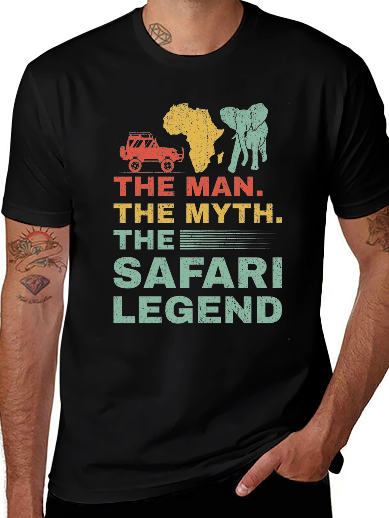 Variant 2 of Safari Legend T-Shirt - Man Myth Legend