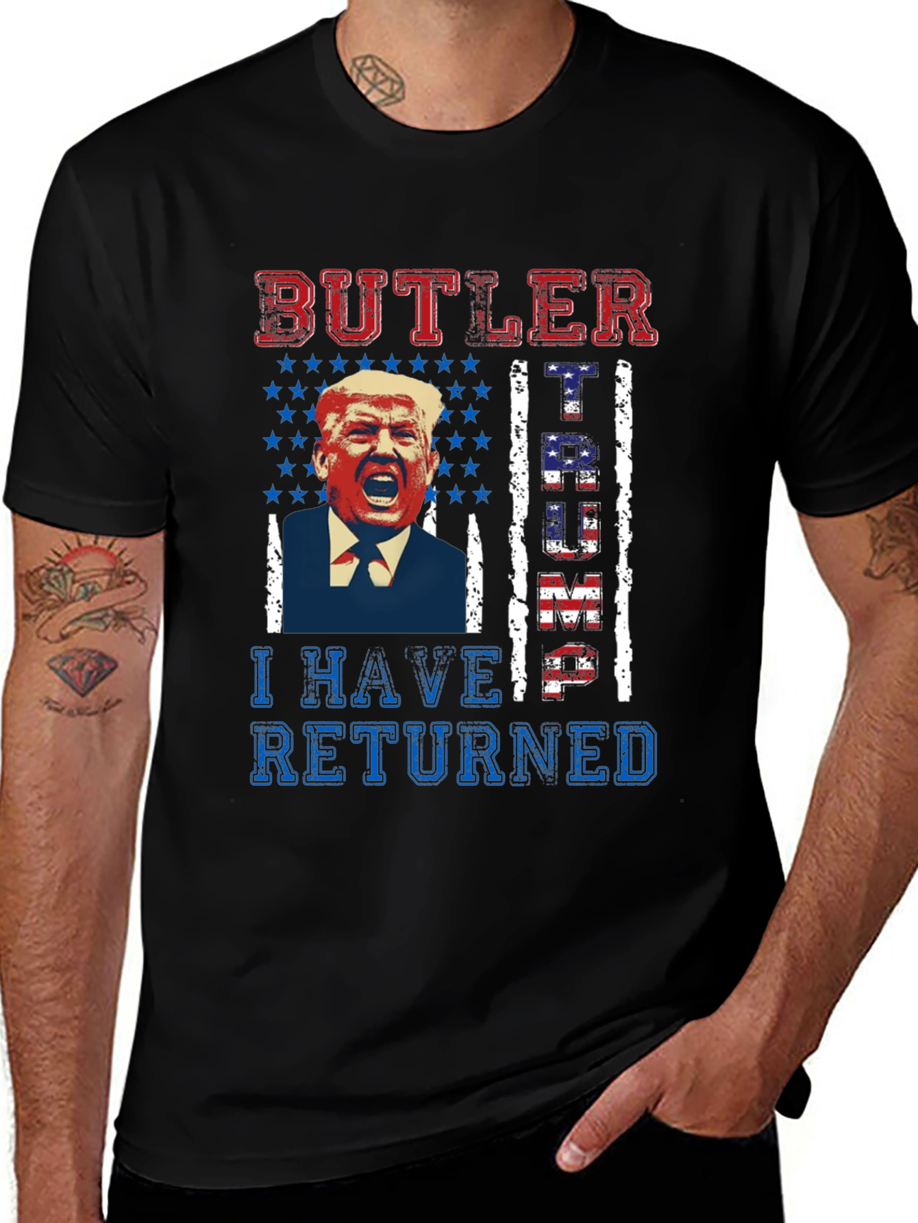 Variant 20 of Butler Trump I Have Returned Tee