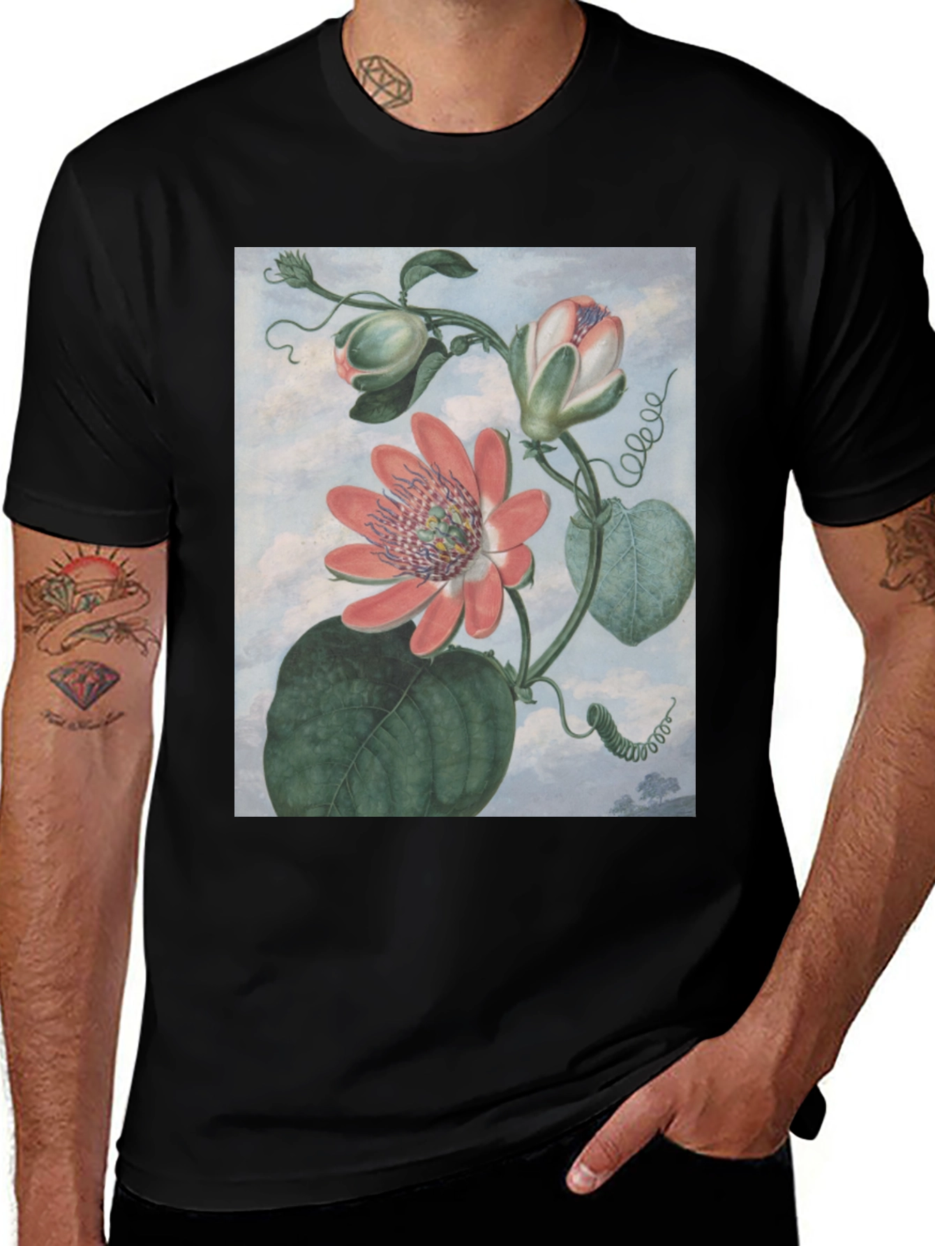 Variant 12 of Botanical Print T-Shirt