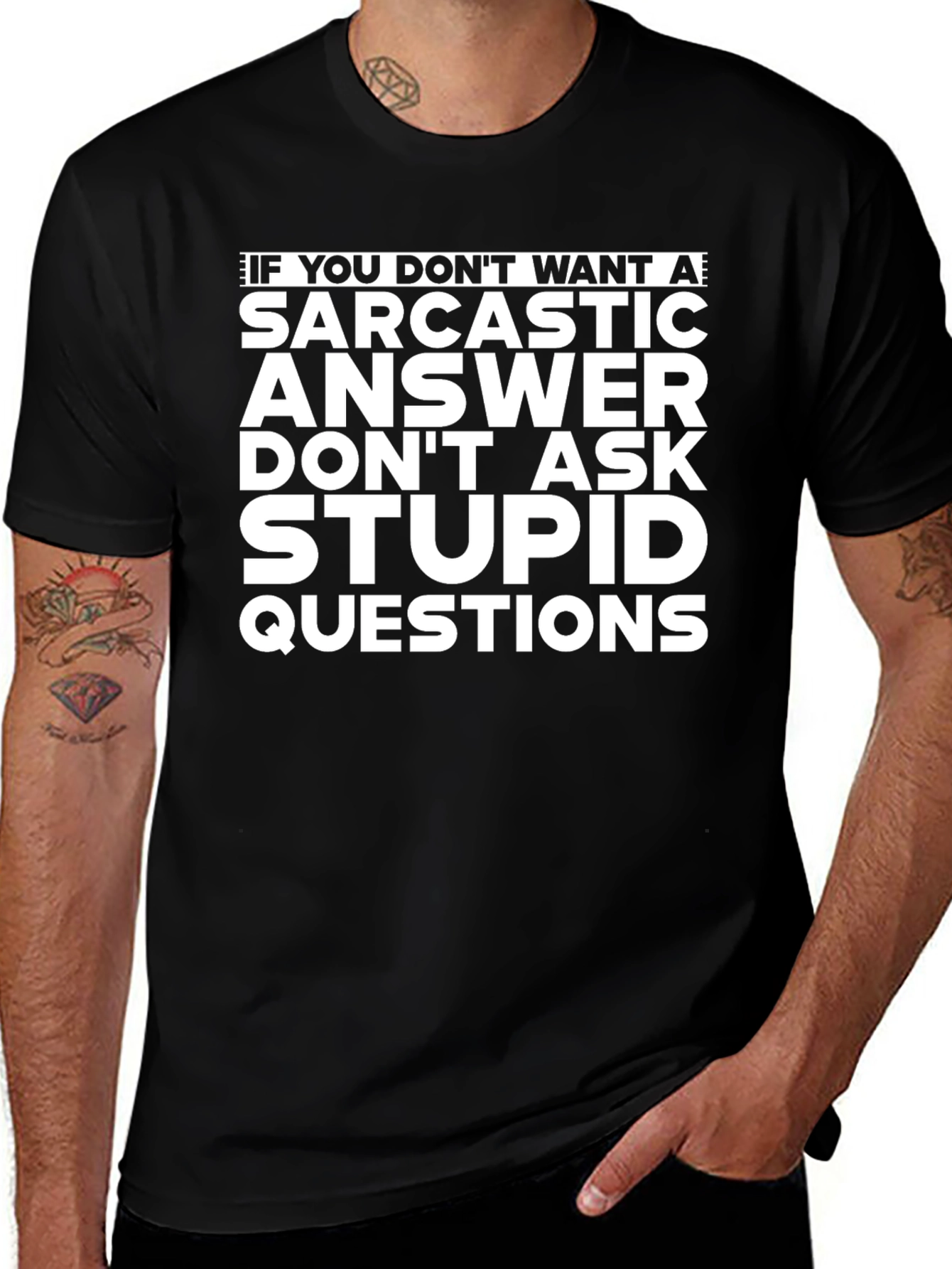 Variant 18 of Sarcastic Answer T-Shirt - Funny Graphic Tee