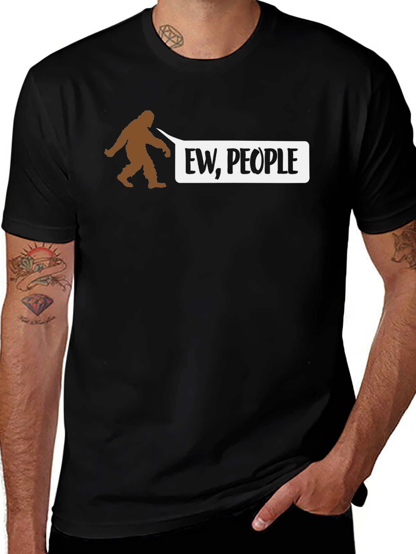Variant 7 of Ew, People Bigfoot Graphic Tee