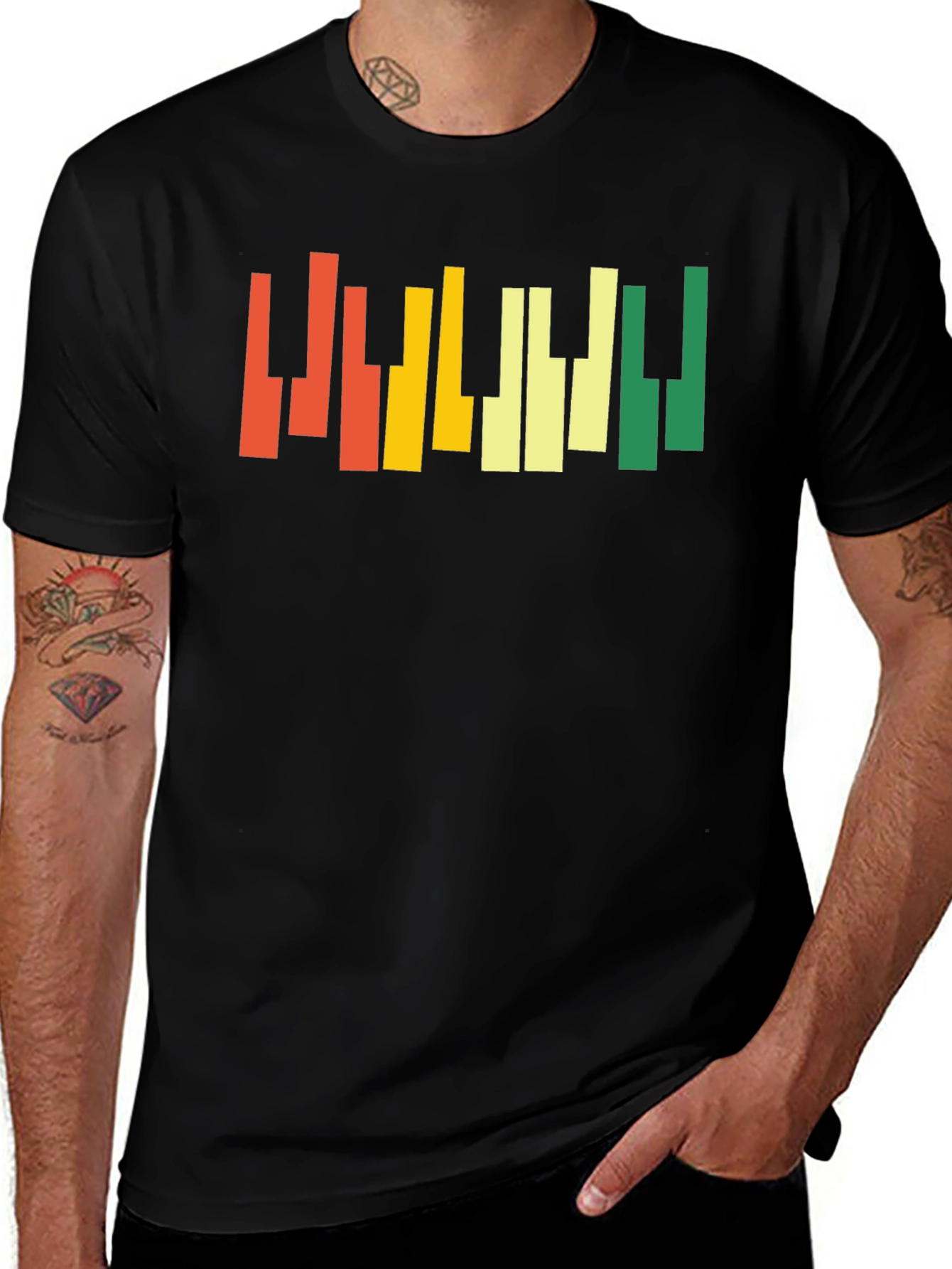 Variant 2 of Retro Keyboard T-Shirt