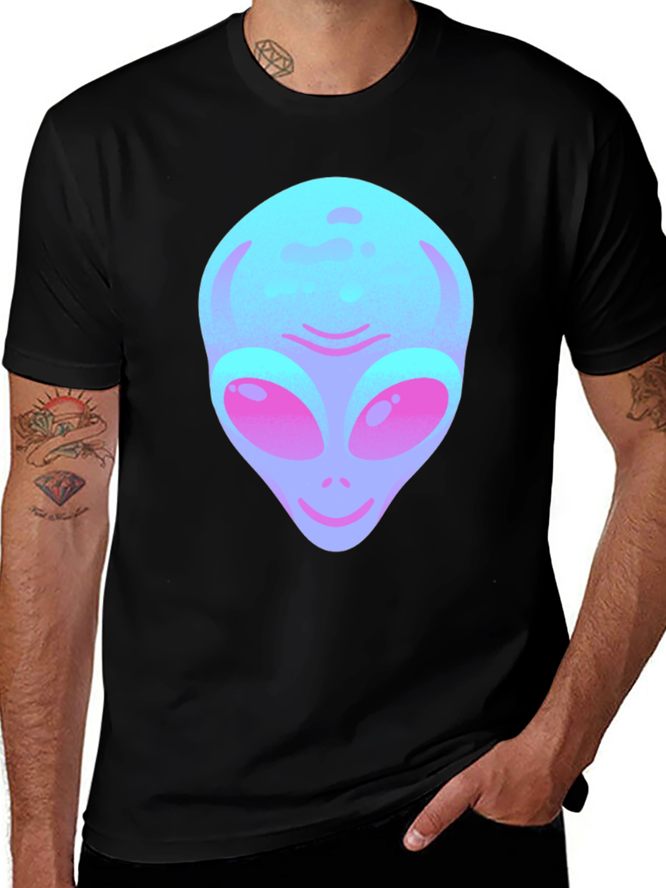 Variant 24 of Alien Graphic T-Shirt - Sci-Fi Style