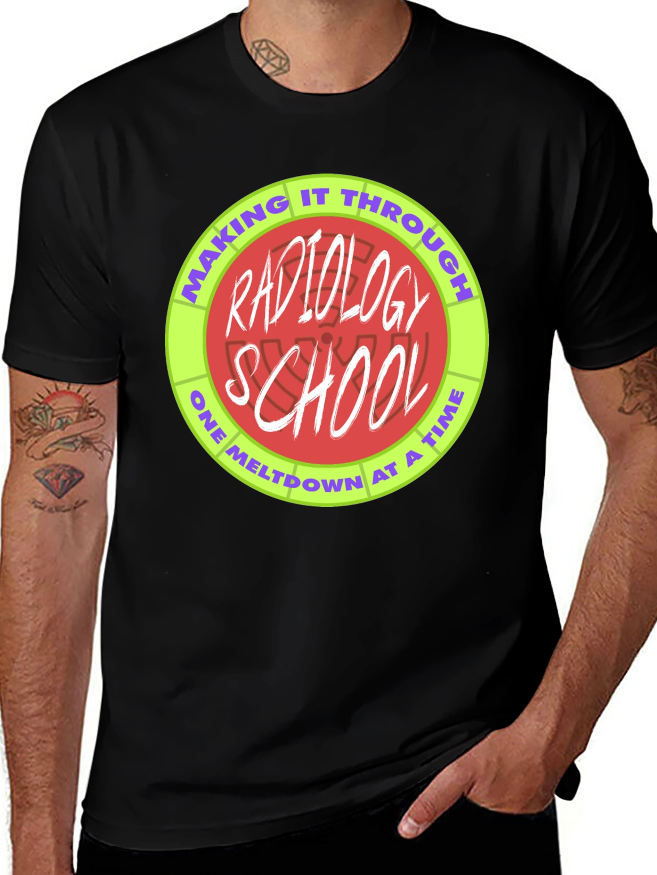 Variant 29 of Radiology School Meltdown T-Shirt
