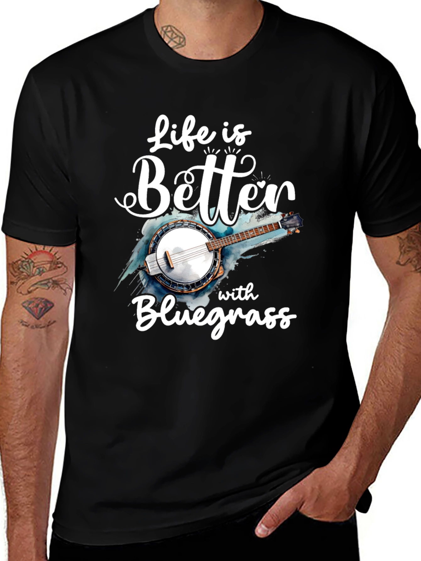Variant 15 of Life is Better with Bluegrass T-Shirt