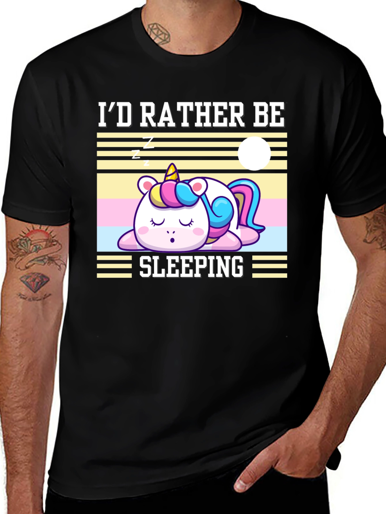 Sleeping Unicorn Graphic Tee
