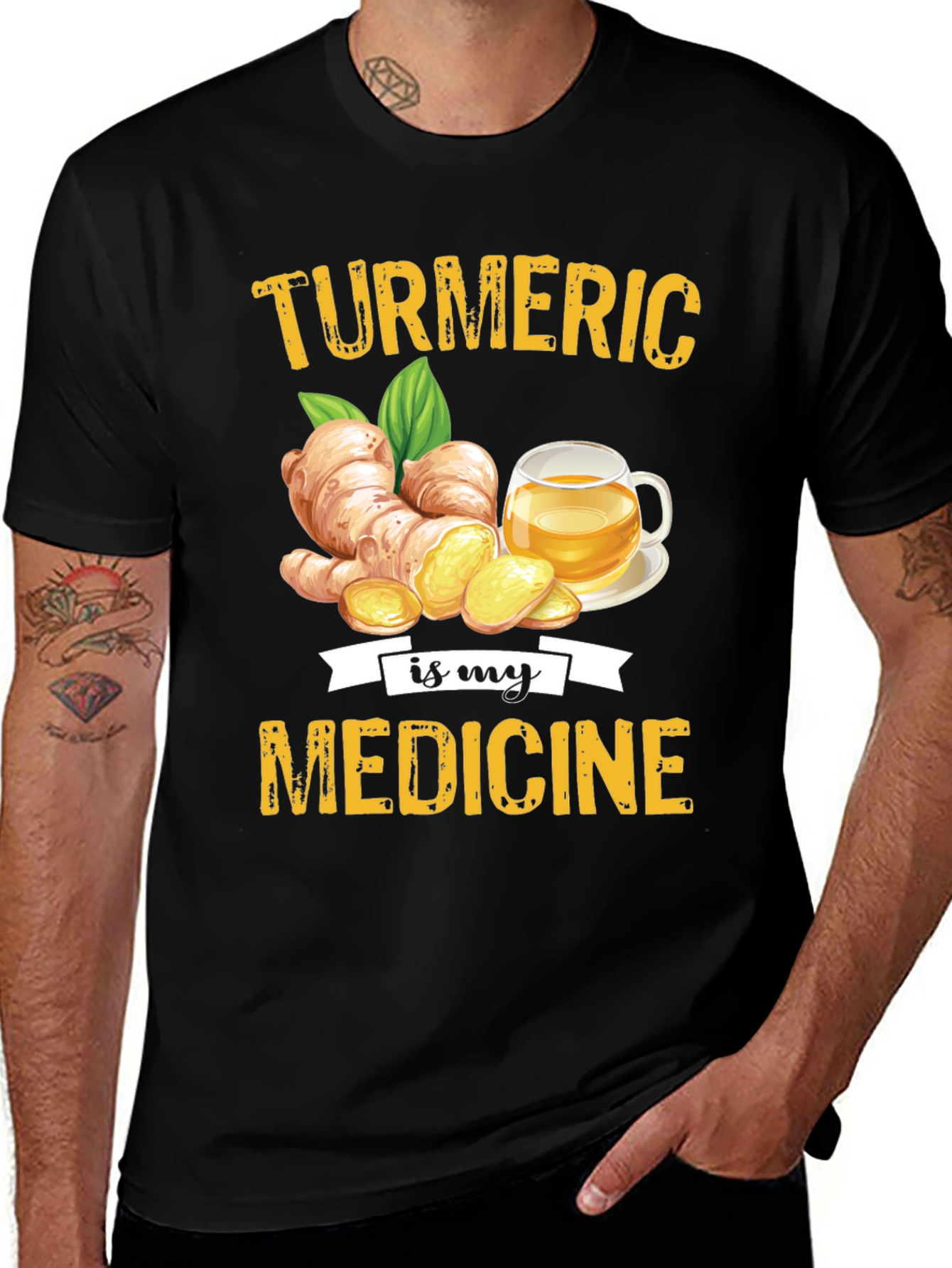 Variant 13 of Turmeric Is My Medicine Graphic T-Shirt