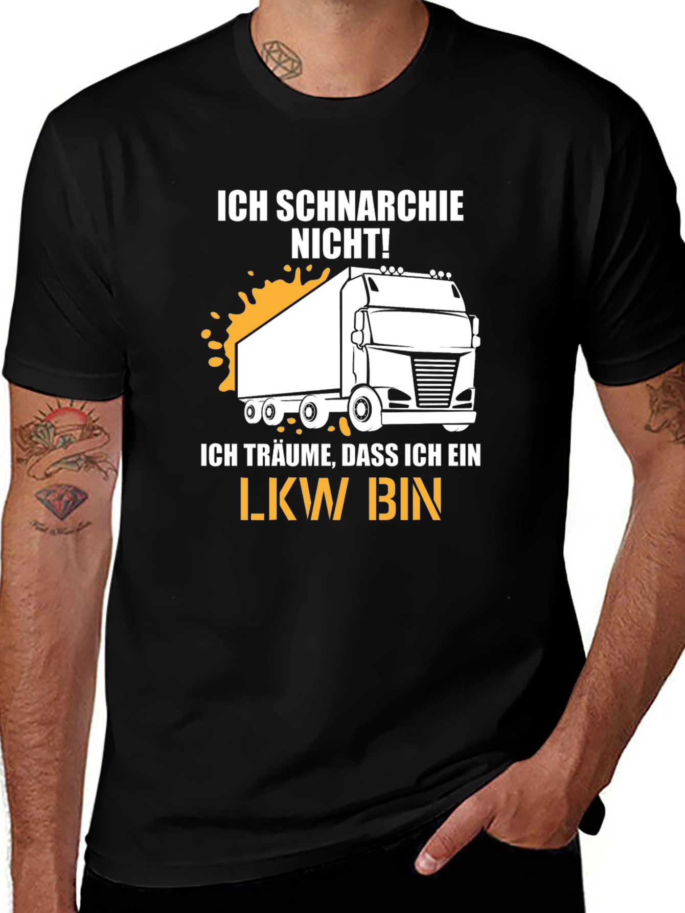 Ich Schnarchie Nicht! Trucker T-Shirt