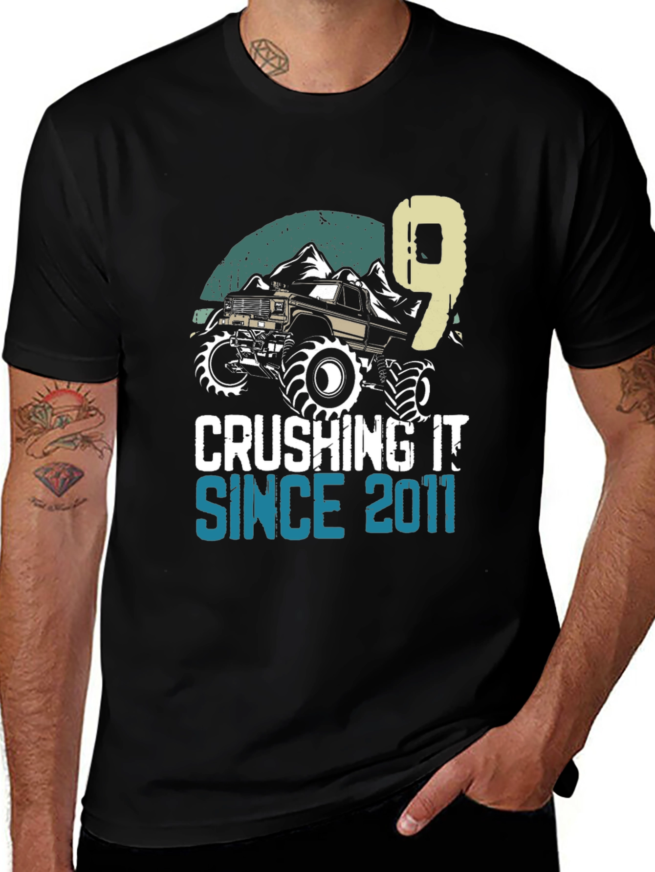 Variant 16 of Crushing It Since 2011 Birthday T-Shirt