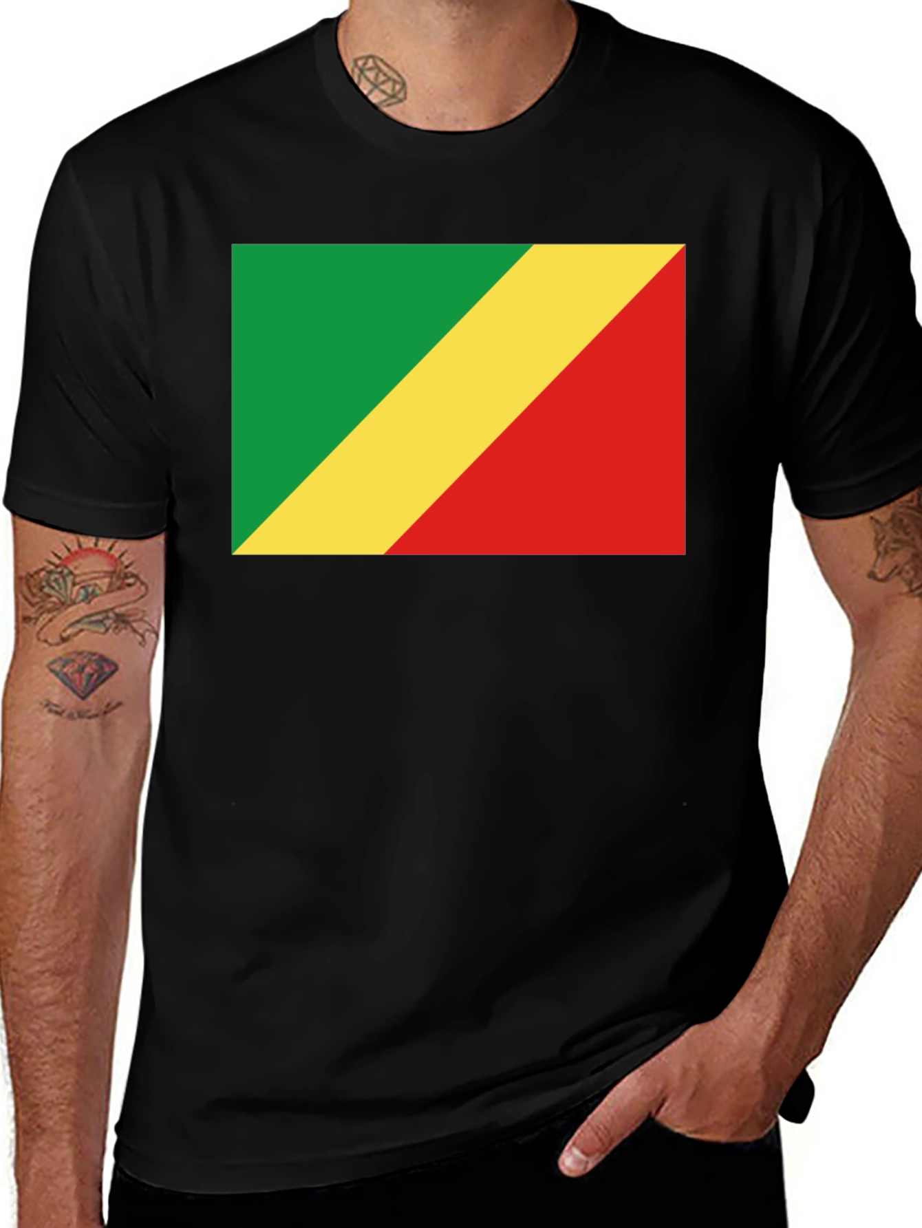 Congo Flag T-Shirt - Stylish & Patriotic