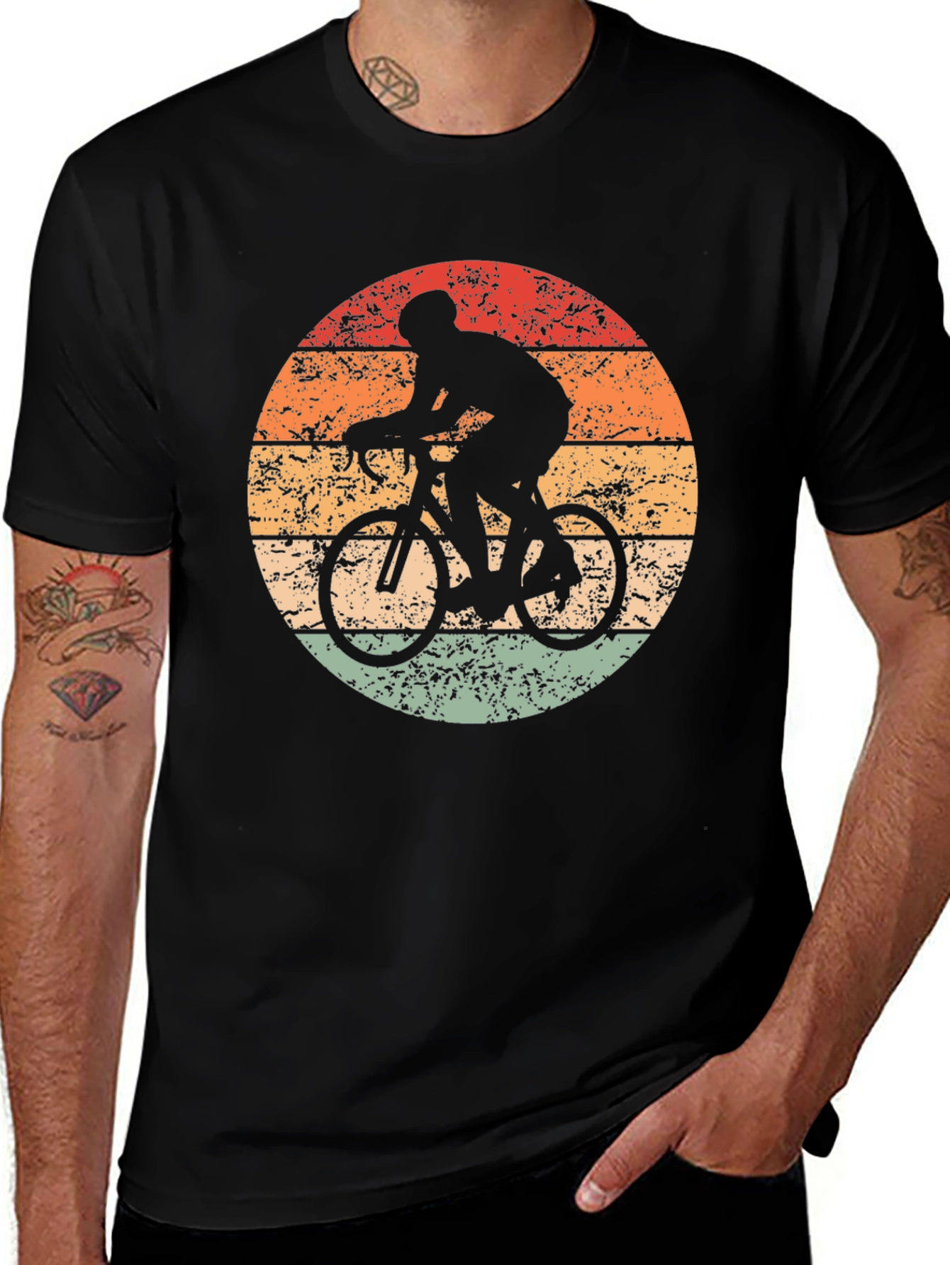 Variant 29 of Vintage Cycling Graphic Tee - Retro Style