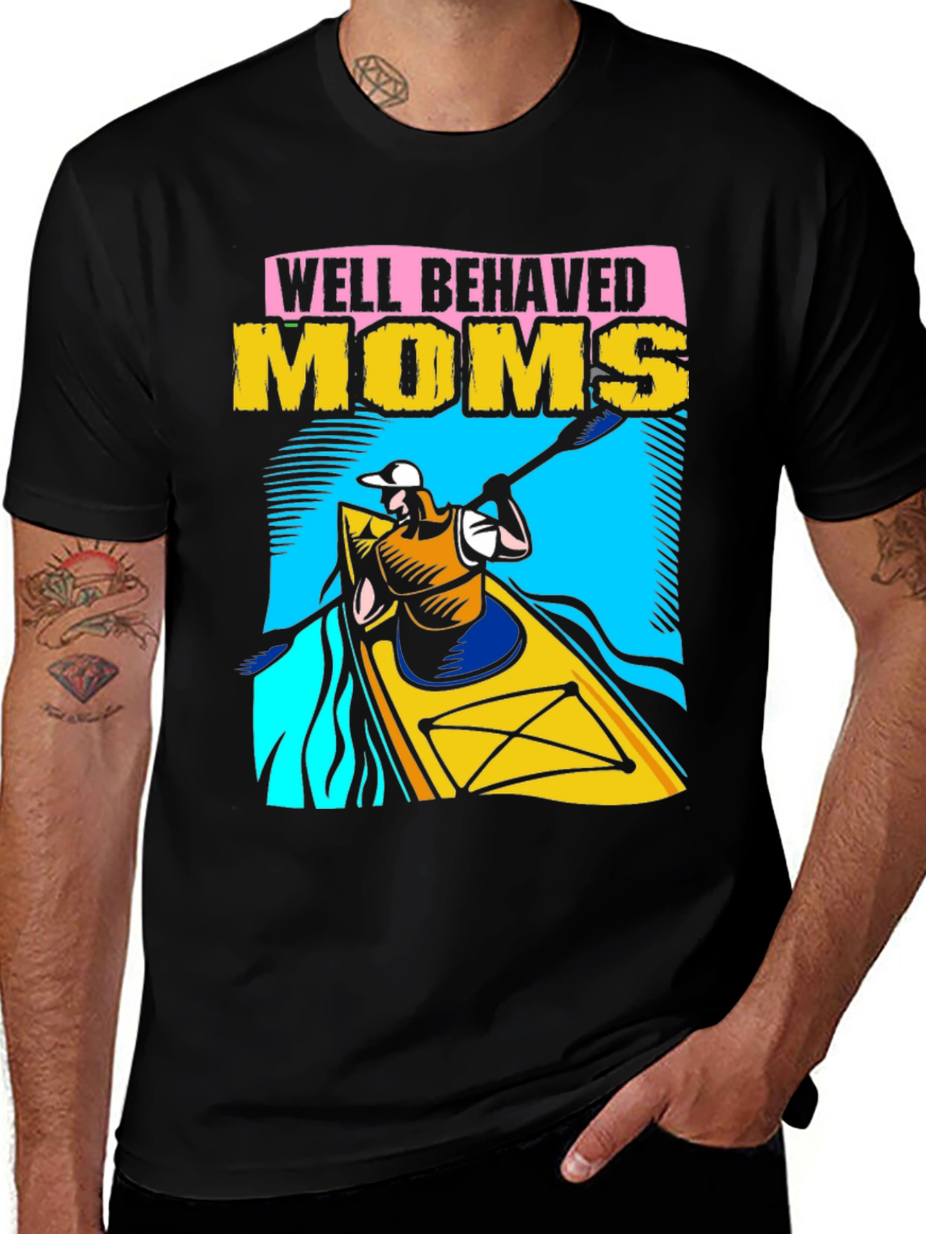 Well Behaved Moms Kayaking T-Shirt