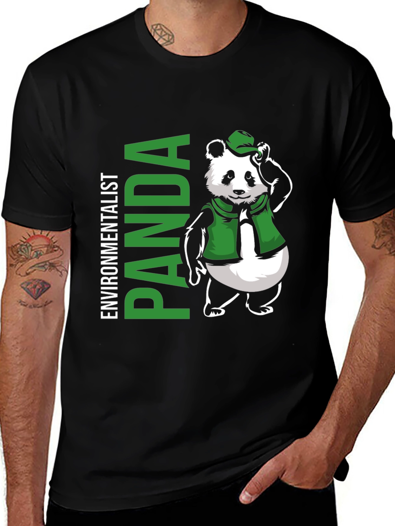 Variant 5 of Environmentalist Panda T-Shirt