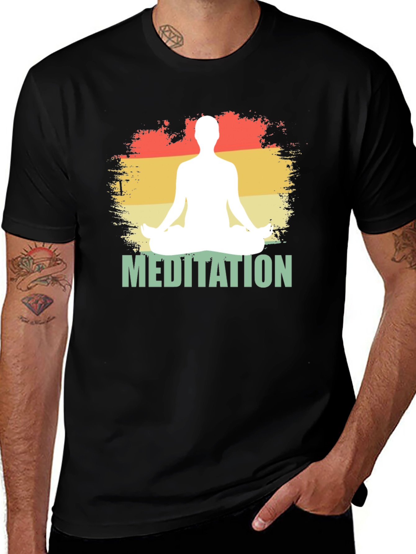 Variant 16 of Meditation T-Shirt - Yoga Graphic Tee