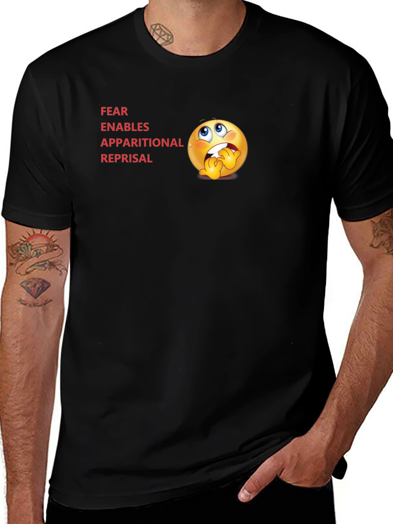 Variant 5 of FEAR Acronym T-Shirt - Novelty Graphic Tee