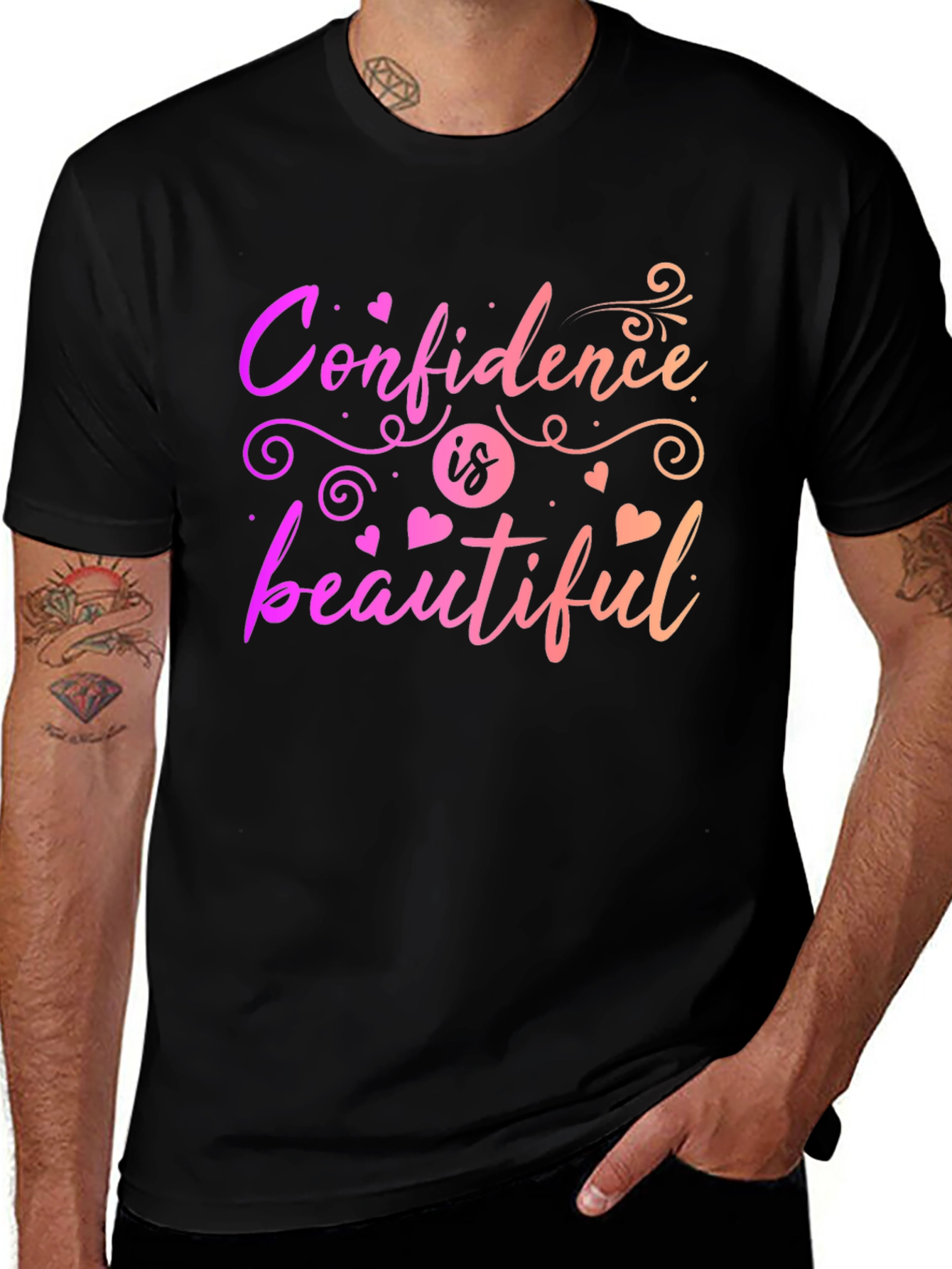 Variant 10 of Confidence is Beautiful Graphic Tee