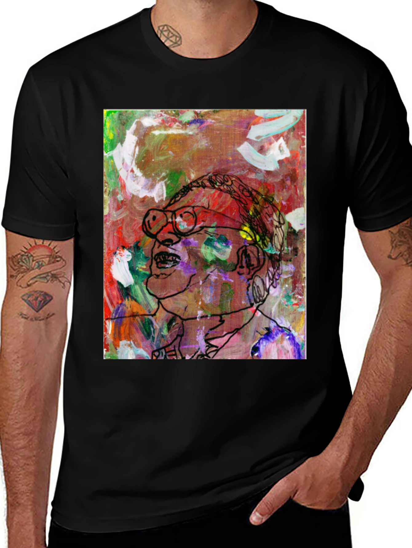 Variant 9 of Abstract Art Graphic Tee