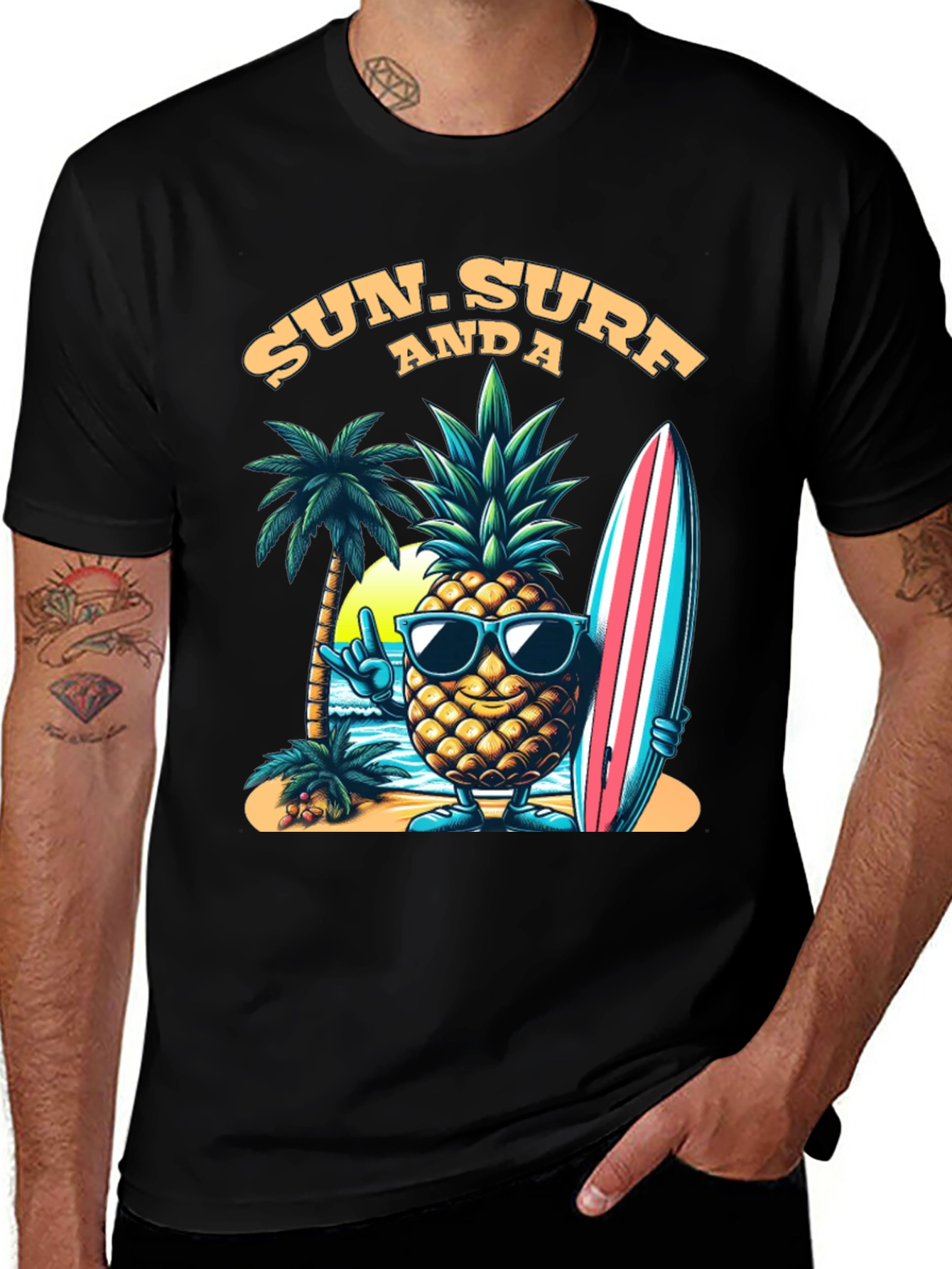 Variant 23 of Sun Surf Pineapple T-Shirt