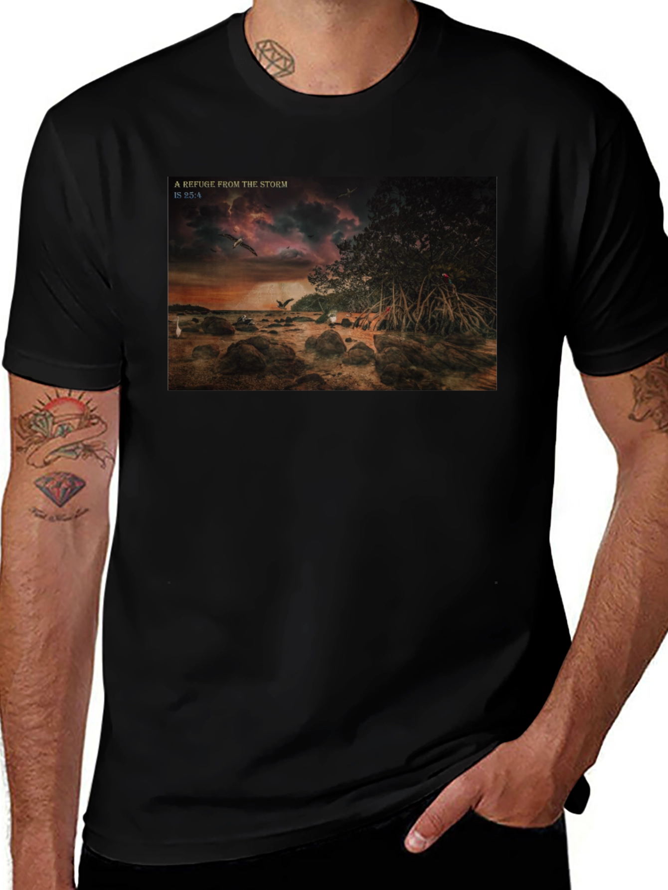 Variant 16 of Refuge From The Storm Graphic T-Shirt