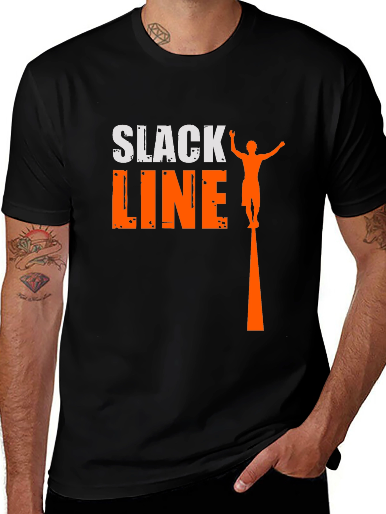Variant 20 of Slackline T-Shirt - Balance and Adventure Tee