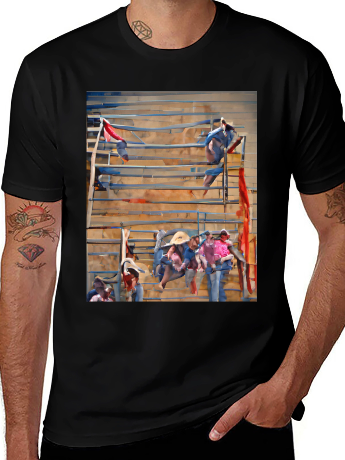 Variant 17 of Rodeo Spectator Graphic Tee