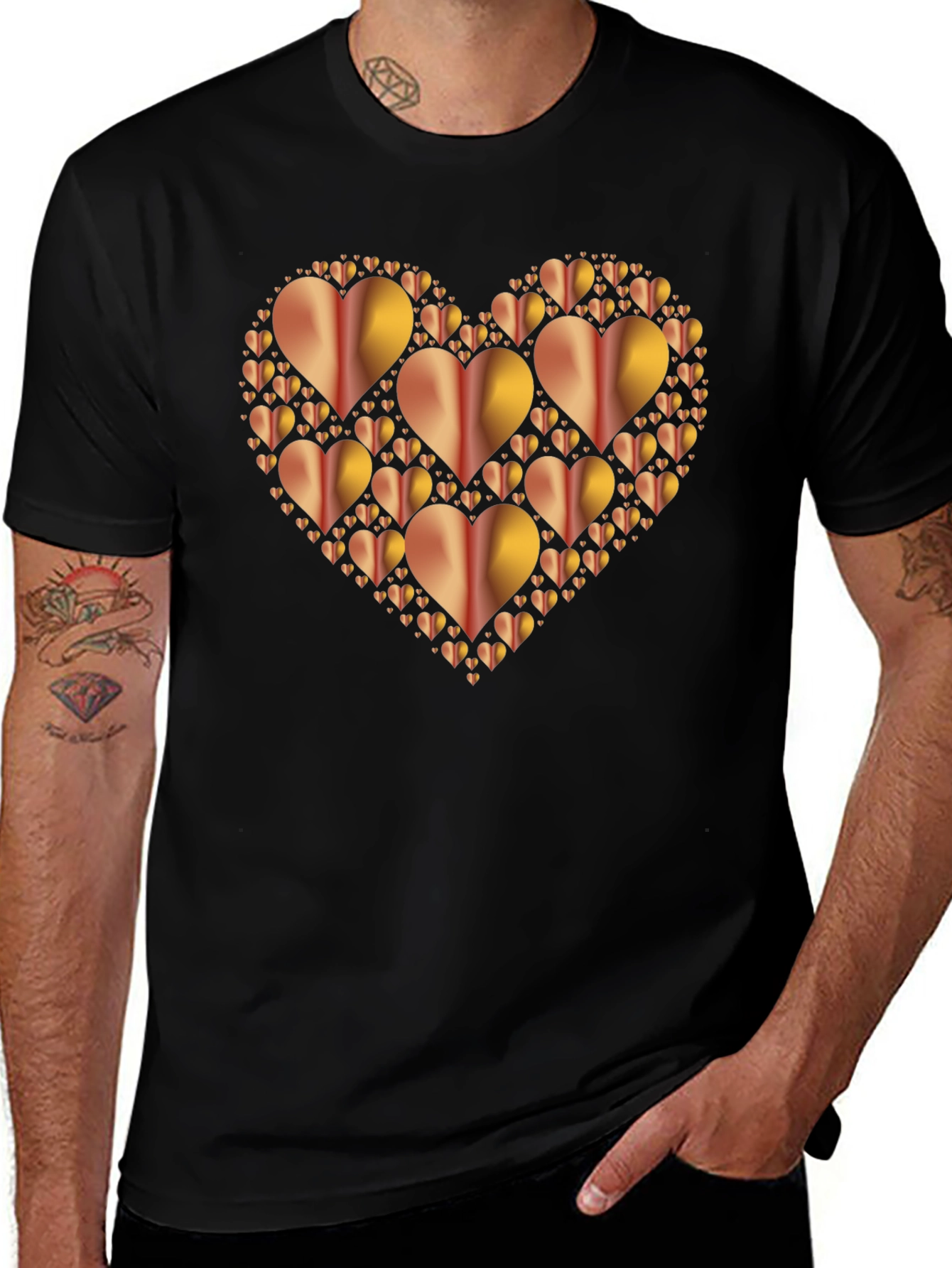 Variant 11 of Heart of Gold Graphic T-Shirt