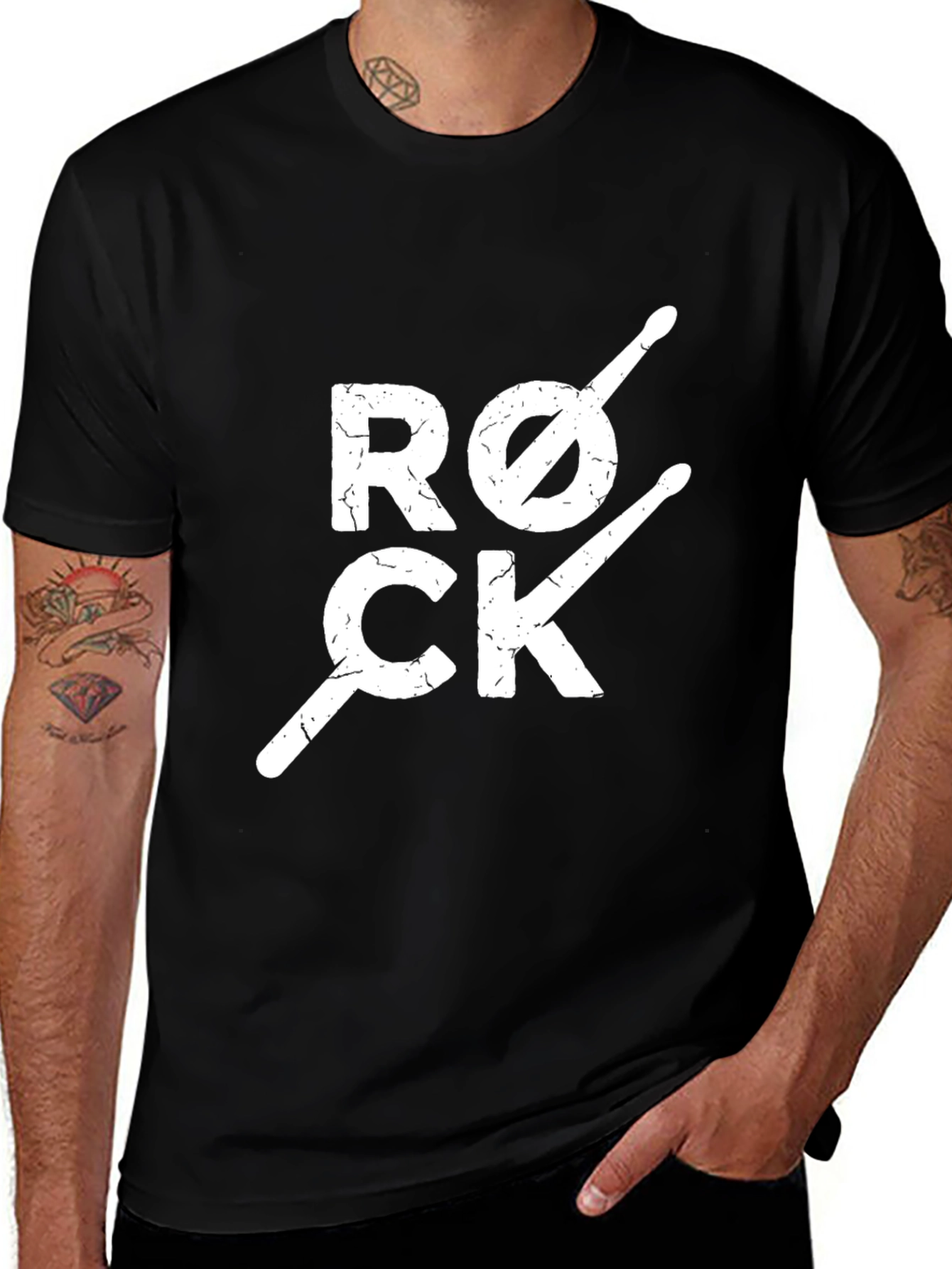 Variant 18 of Rock and Roll Drummer T-Shirt