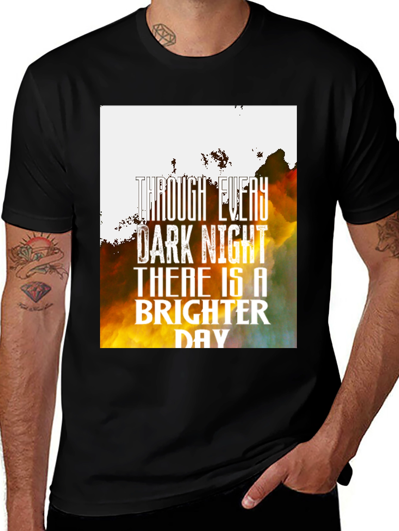 Variant 27 of Brighter Day Graphic Tee - Motivational T-Shirt